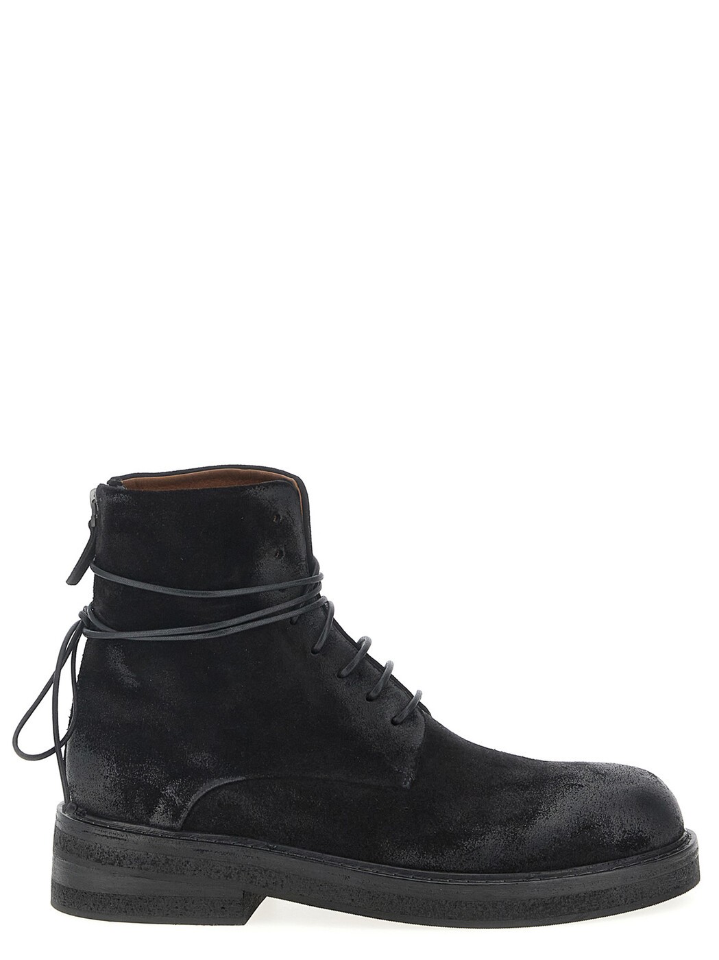 マル独居室 MARSELL ブーツ メンズ 黒いこと Boots \u0027Parrucca\u0027 amphibian MM2961P024666 Black 関税 貨物輸送無料 2025AW ju