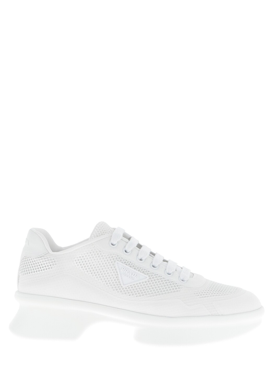 プラダ PRADA スニーカー レディース ホワイト Sneakers Mesh sneakers 1E937NF050YZUF0009 White 関税 送料無料 2025SS ju|BRANDSHOP「il Tesoro」