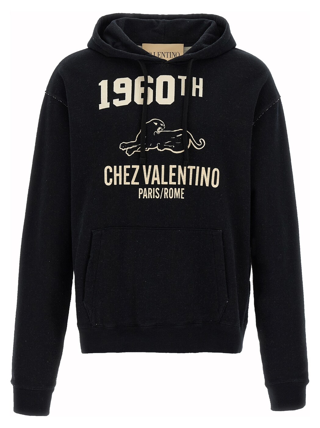 ヴァレンティノ ガラヴァーニ VALENTINO GARAVANI トレイナー 調教師 メンズ 黒いこと Sweatshirts Printed Valentino Garavani hoodie V3MF29MB1M9RA Black 関税 貨物輸送無料 2025AW ju