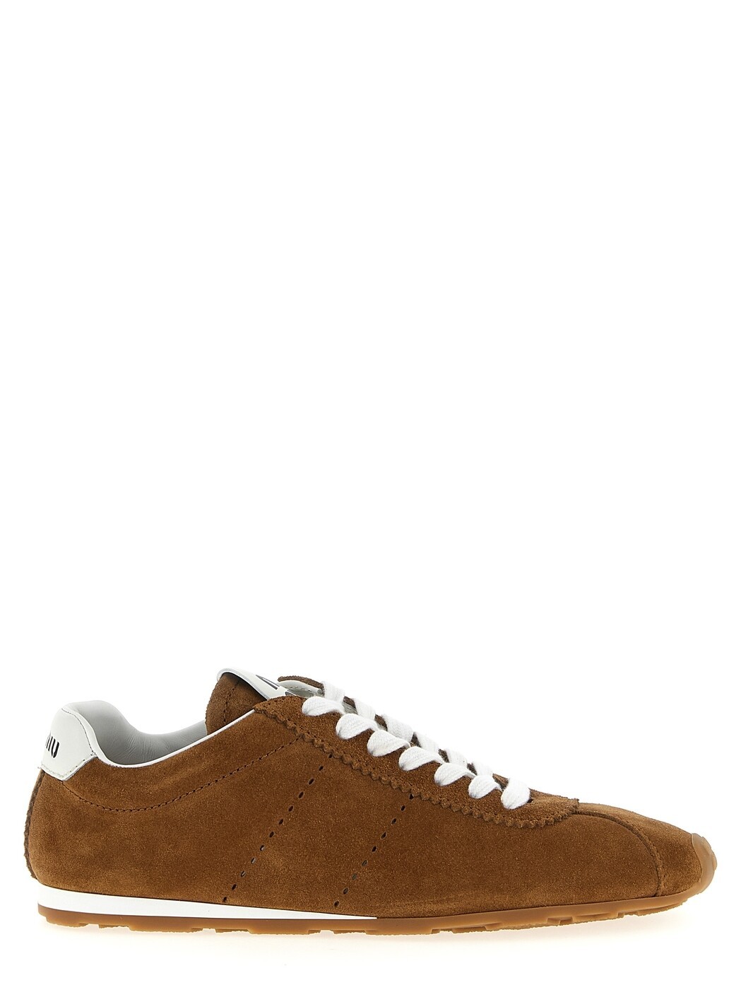 ミュウ ミュウ MIU MIU スニーカー レディース 赤銅色 Sneakers \u0027Plume\u0027 sneakers 5E114EF005054F0401 Brown 関税 貨物輸送無料 2026SS ju