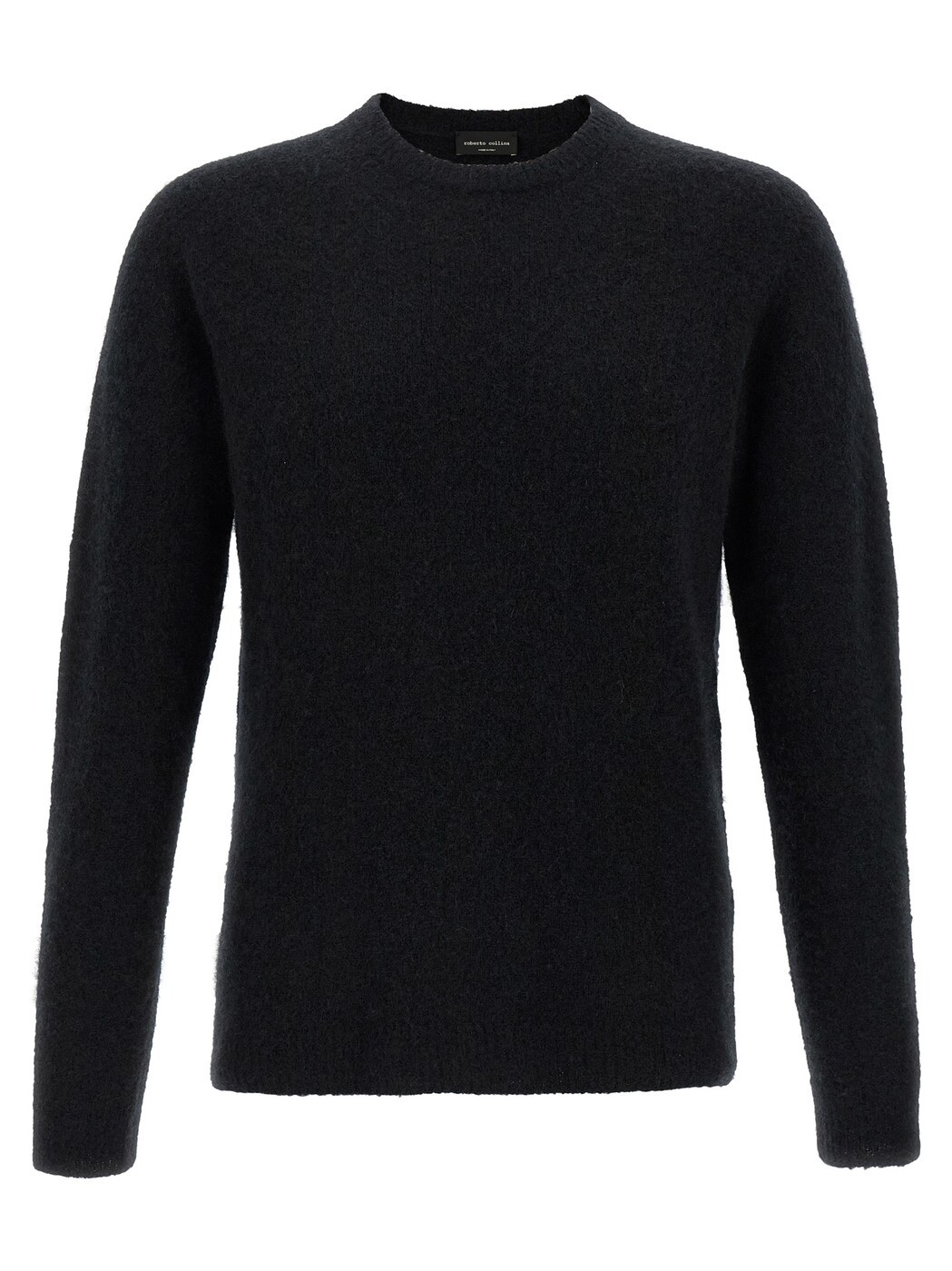 ロベルト コリーナ ROBERTO COLLINA セーター ニットウェア メンズ ブラック Knitwear Cashmere sweater 253M32001M3209 Black 関税 送料無料 2025AW ju