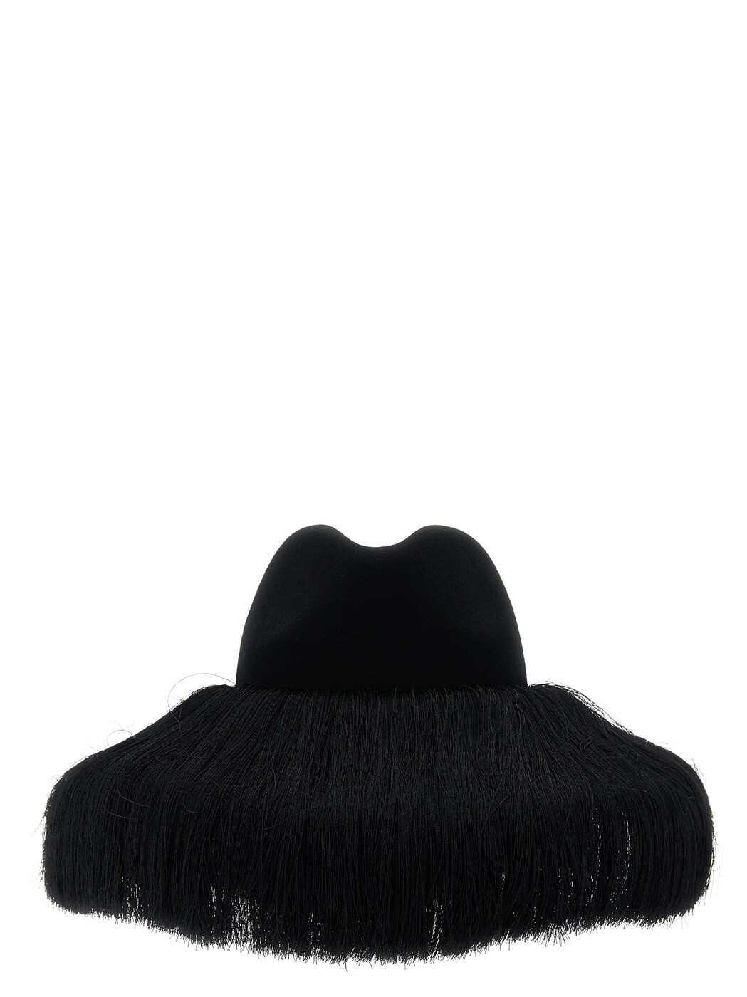コム デ 給仕 COMME DES GARCONS かぶり笠 かぶり笠 レディース 黒いこと Hats Comme des Garcons Shirt x Hizume Hat GPK6011 Black 関税 貨物輸送無料 2025AW ju