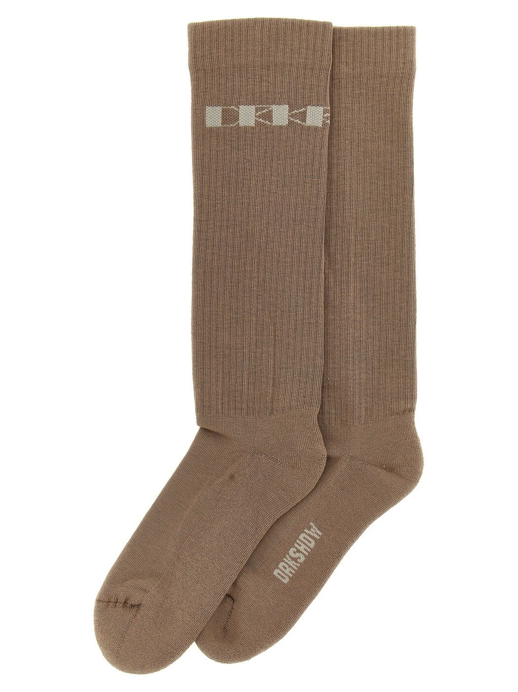 ダークシャドウ DRKSHDW ソックス 靴下 レディース ベージュ Socks Jacquard logo socks DA02E7469SOCKC8808 Beige 関税 貨物輸送無料 2025AW ju