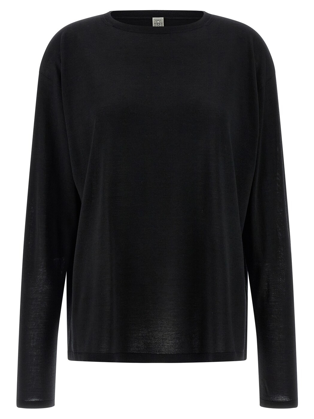 トーテム TOTEME セーター ニットウェア レディース ブラック Knitwear Extrafine wool sweater 254WRT0616YA0211001 Black 関税 送料無料 2025AW ju|BRANDSHOP「il Tesoro」