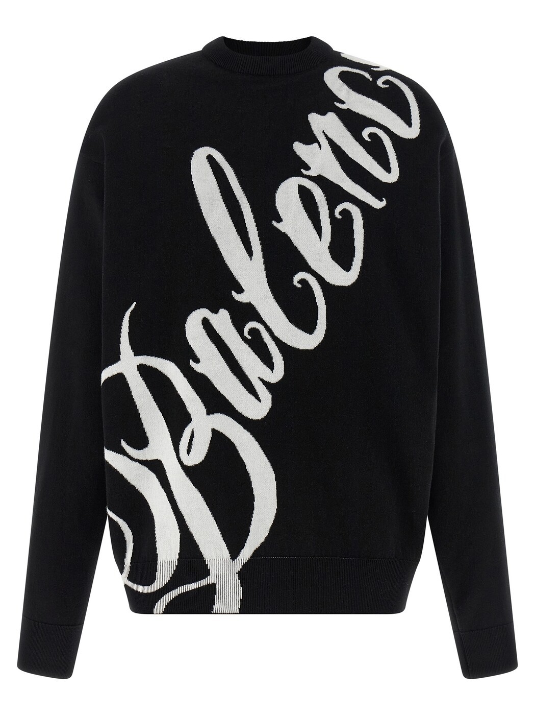 バレンシアガ BALENCIAGA スウェーター 編み物お召しもの レディース 白いこと Knitwear \u0027Big B\u0027 sweater 856728T34381070 White/Black 関税 貨物輸送無料 2026SS ju