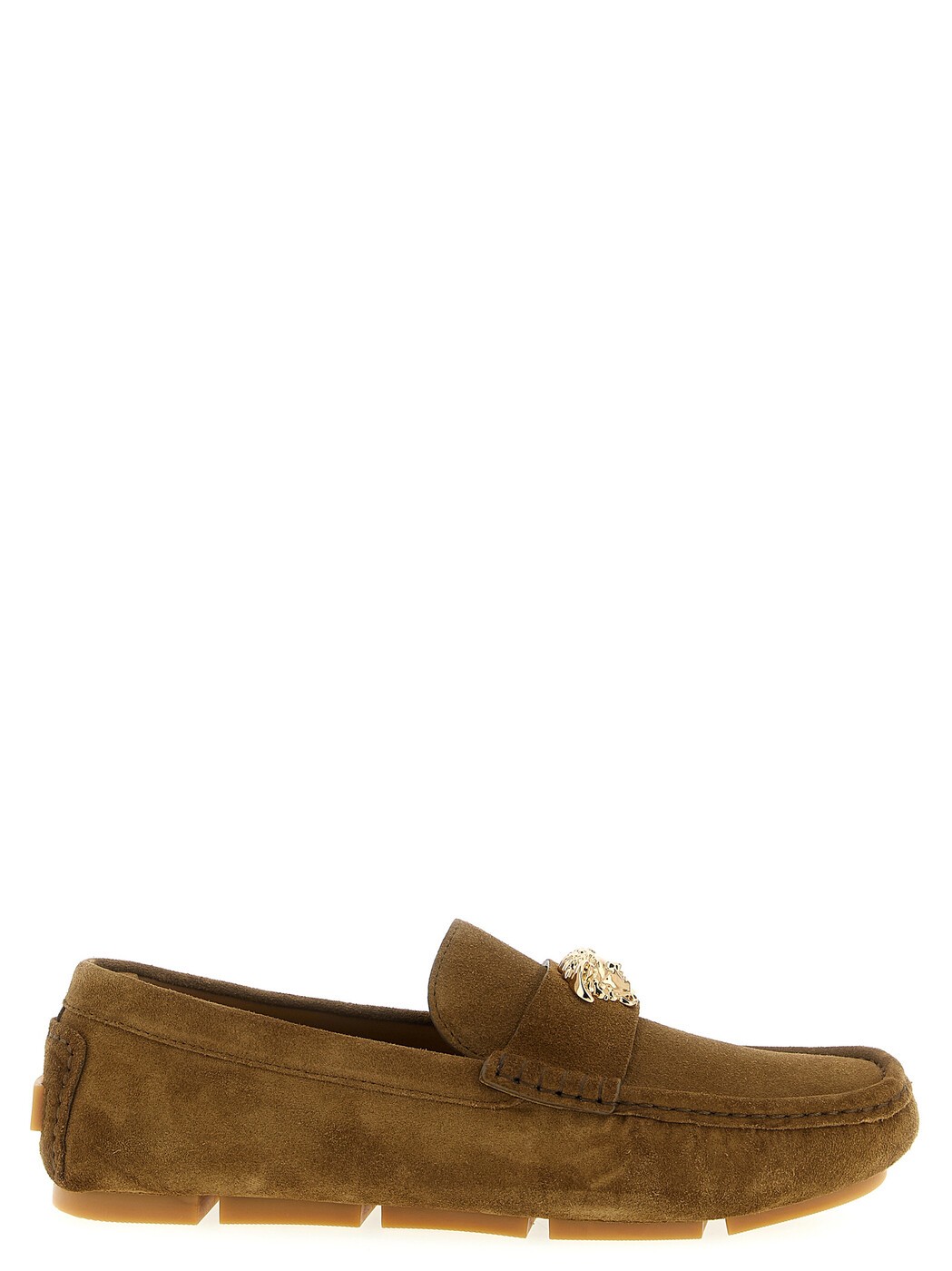 ヴェルサーチ VERSACE 置き目毛皮 メンズ 赤銅色 Loafers \u0027La Medusa\u0027 loafers 10198821A098921KM0V Brown 関税 貨物輸送無料 2026SS ju