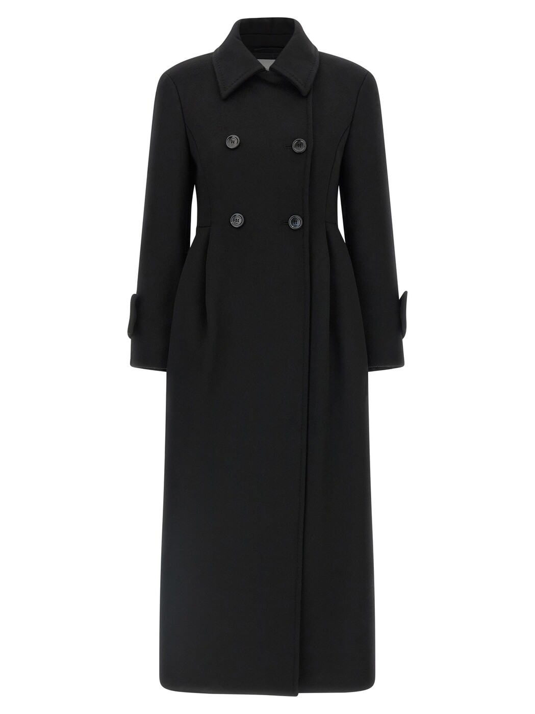 マックス パンパノウサギ MAX MARA トレンチコート 厚地の外套 レディース 黒いこと Coats and trench coats \u0027Beati1234\u0027 coat 2521016483600003 Black 関税 貨物輸送無料 2025AW ju