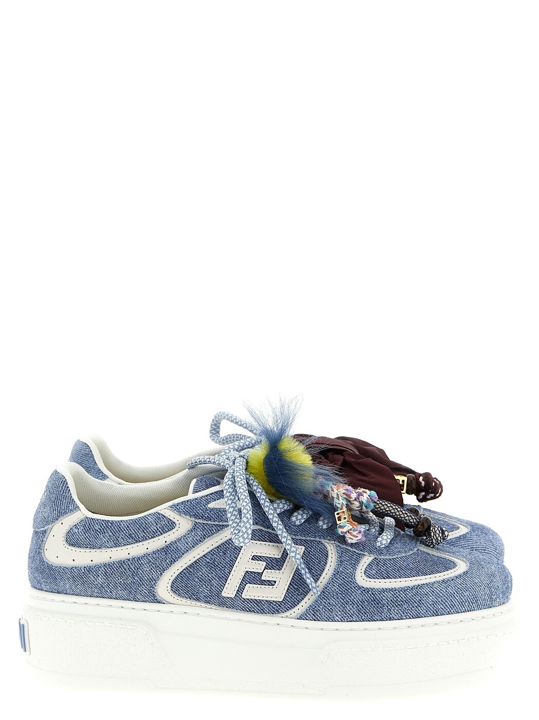 フェンディ FENDI スニーカー レディース 青色 Sneakers \u0027Fendi Match\u0027 sneakers 8E8721AYFKF1V7U Light Blue 関税 貨物輸送無料 2026SS ju