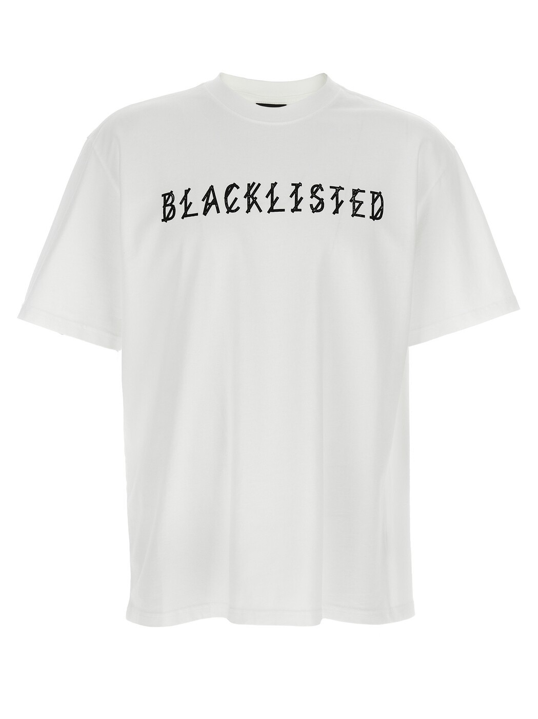 44 LABEL GROUP プルオーバー メンズ 白いこと T-shirts \u0027Blacklisted\u0027 T-shirt B0030556FA706P760 White/Black 関税 貨物輸送無料 2026SS ju