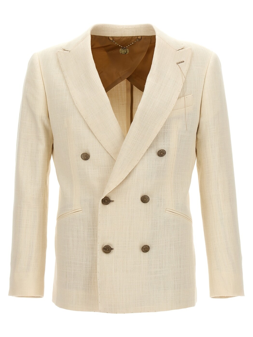 マウリッツォ 粍 MAURIZIO MIRI 上衣 メンズ 白いこと Jackets double-breasted blazer SAM200011 White 関税 貨物輸送無料 2024SS ju