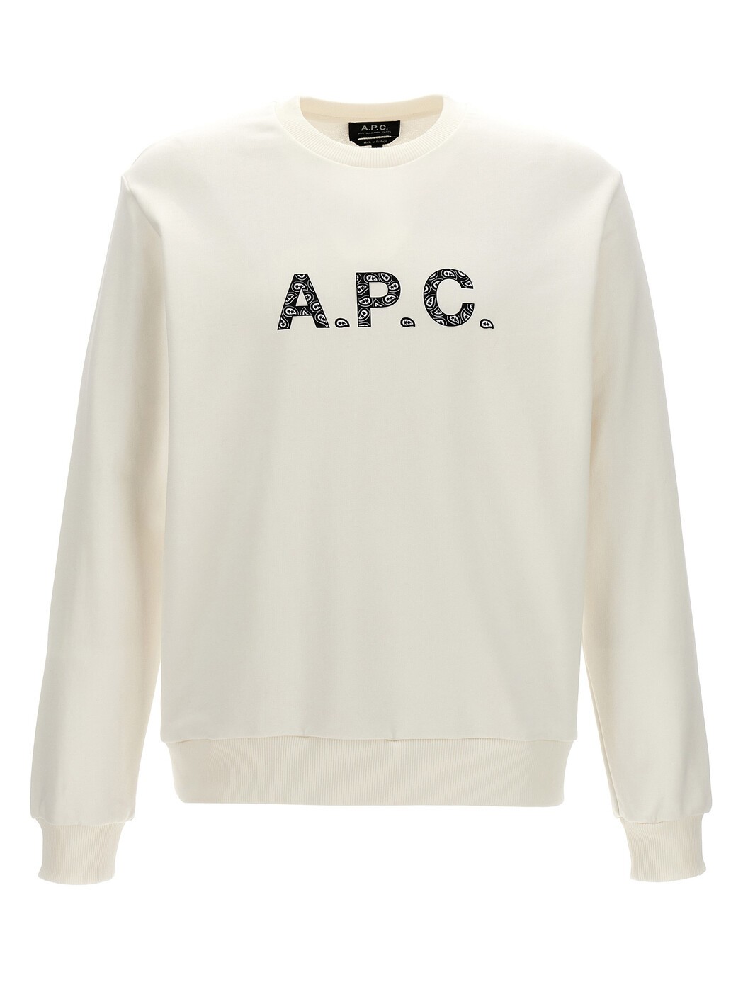 アーペーセー A.P.C. トレーナー 調教師 メンズ 白いこと Sweatshirts \u0027Timothy\u0027 sweatshirt COEIPH27886TAG White/Black 関税 貨物輸送無料 2024SS ju