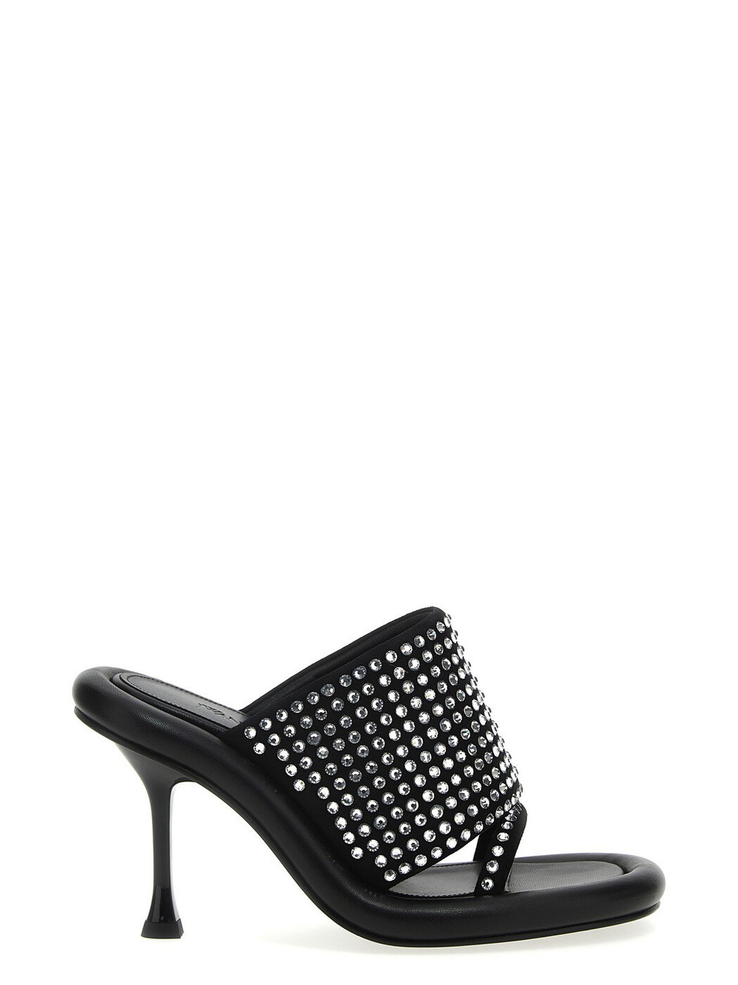 ジェイ ダブリュー アンダーソン J.W. ANDERSON サンダル レディース ブラック Sandals 'Bumber crystal' mules ANW40011A17320 Black 関税 送料無料 2023SS ju｜BRANDSHOP「il Tesoro」