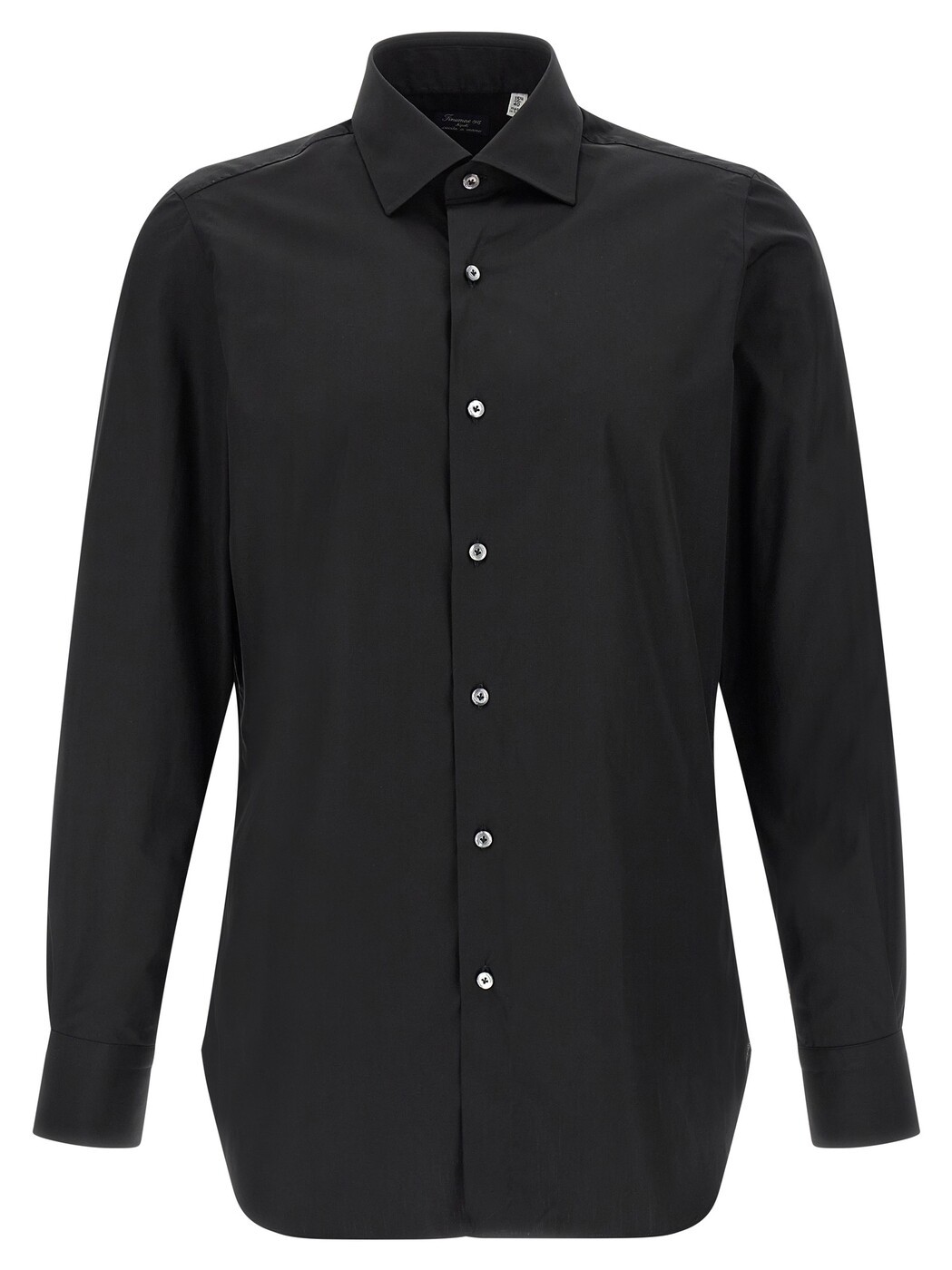 フィナモレ FINAMORE シャツ メンズ ブラック Shirts 'Napoli' shirt C061402 Black 関税 送料無料 2026SS ju|BRANDSHOP「il Tesoro」