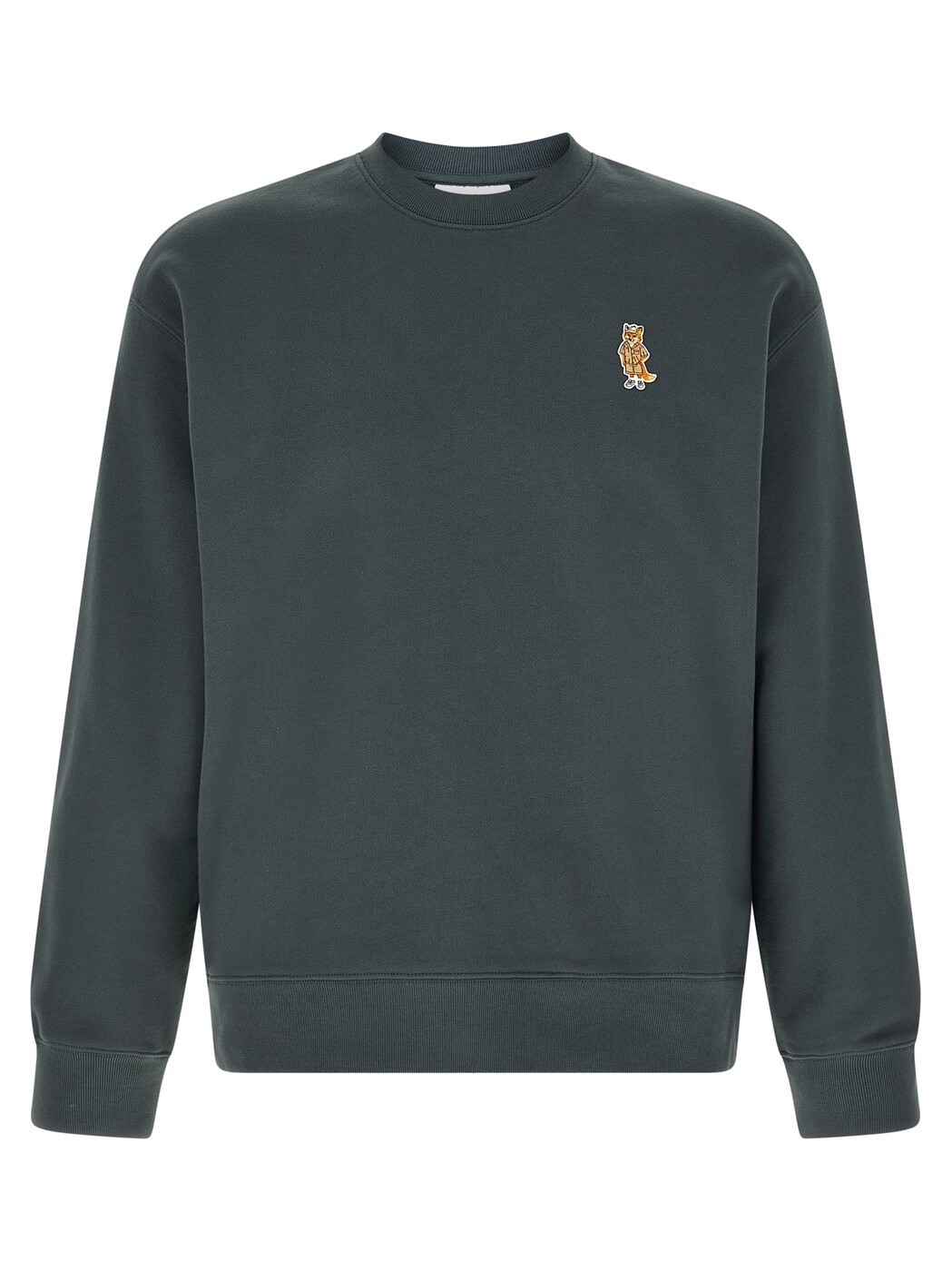 棲み家 狐狸 MAISON KITSUNE トレーナー 調教師 メンズ 青色 Sweatshirts \u0027Dressed Fox\u0027 sweatshirt QM00309KM03410422 Blue 関税 貨物輸送無料 2026SS ju