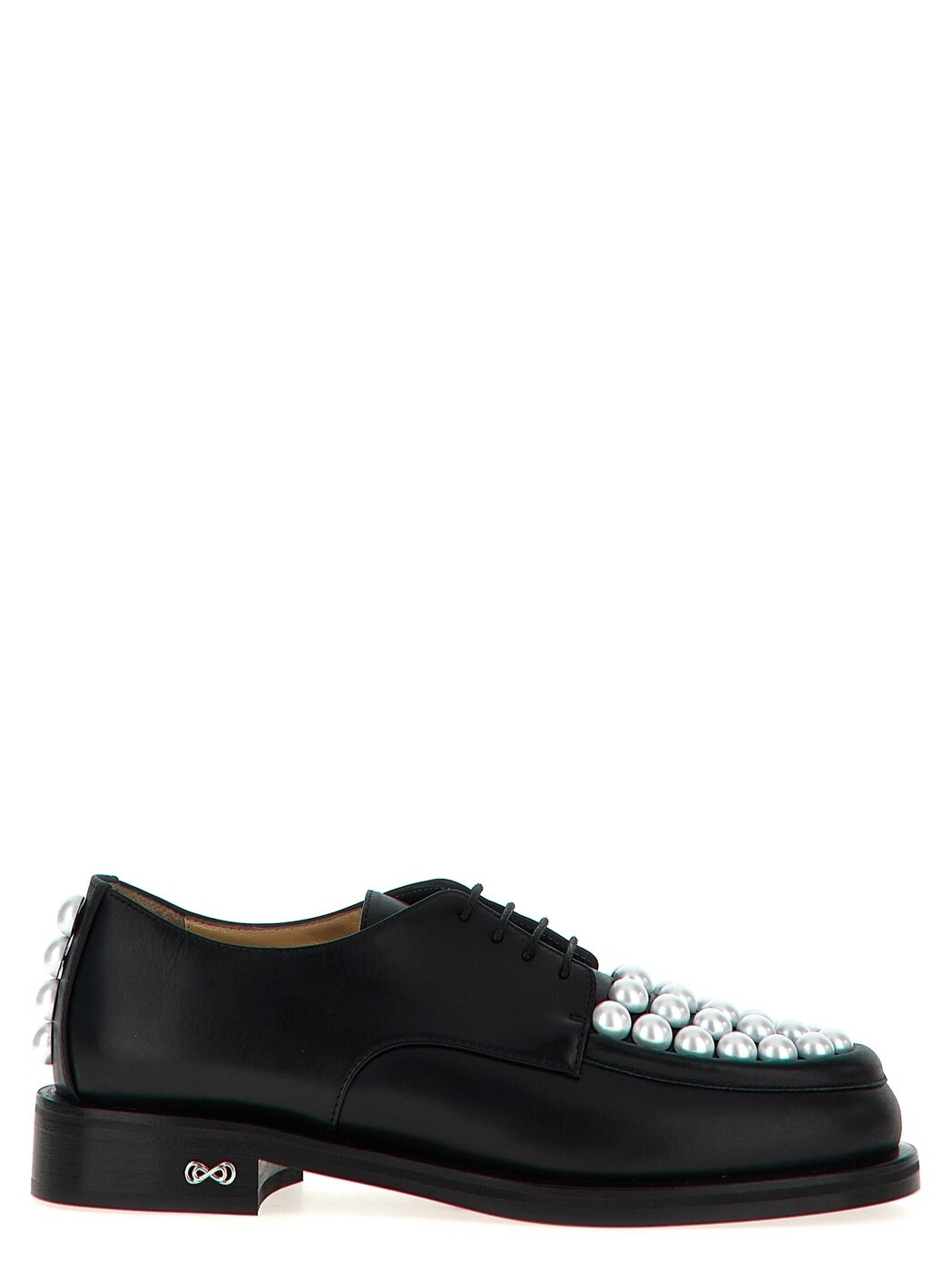 マッハ\u0026マッハ MACH \u0026 MACH レースアップシューズ 御召しものシューズ レディース 白いこと Lace-up shoes \u0027Sirene\u0027 lace up shoes PF24S076530CLFB02 White/Black 関税 貨物輸送無料 2024AW ju
