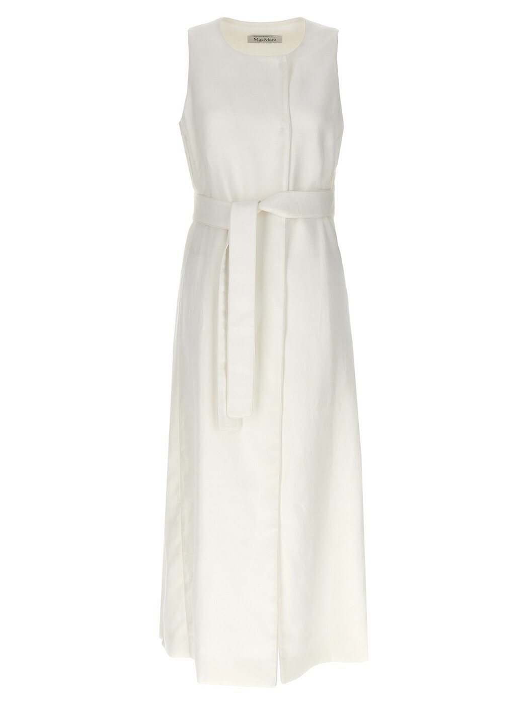 マックス パンパノウサギ MAX MARA ジレ より良い レディース 白いこと Vests \u0027Aureo\u0027 maxi waistcoat AUREO001 White 関税 貨物輸送無料 2024SS ju