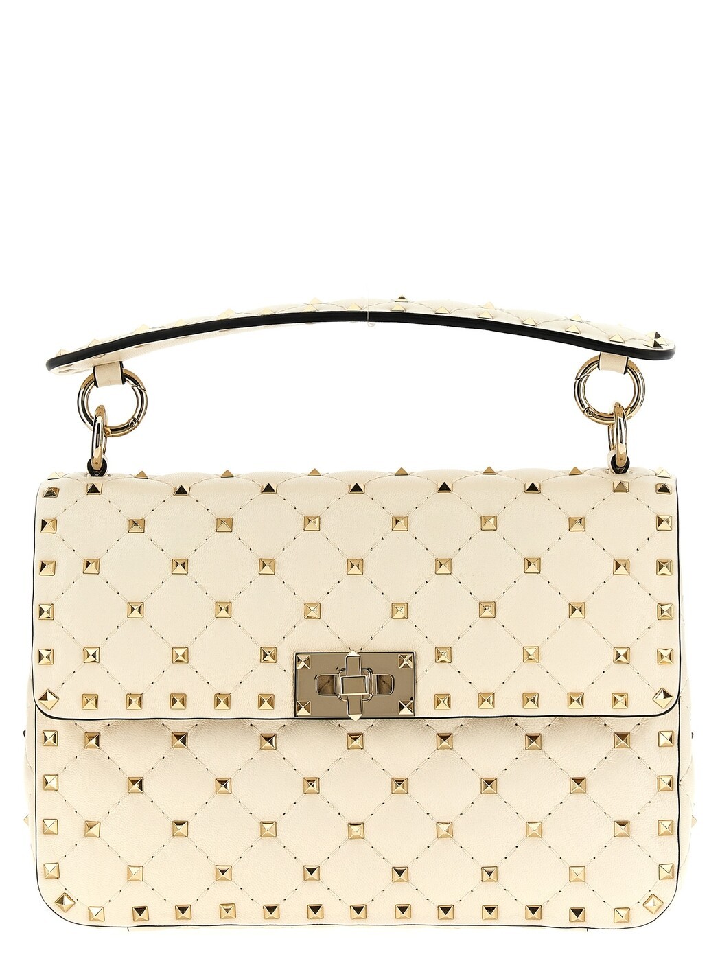 ヴァレンティノ ガラヴァーニ VALENTINO GARAVANI バッグ レディース ホワイト Business bags Valentino Garavani 'Rockstud Spike' shoulder bag W2B0122NAPI16 White 関税 送料無料 2026AW ju|BRANDSHOP「il Tesoro」
