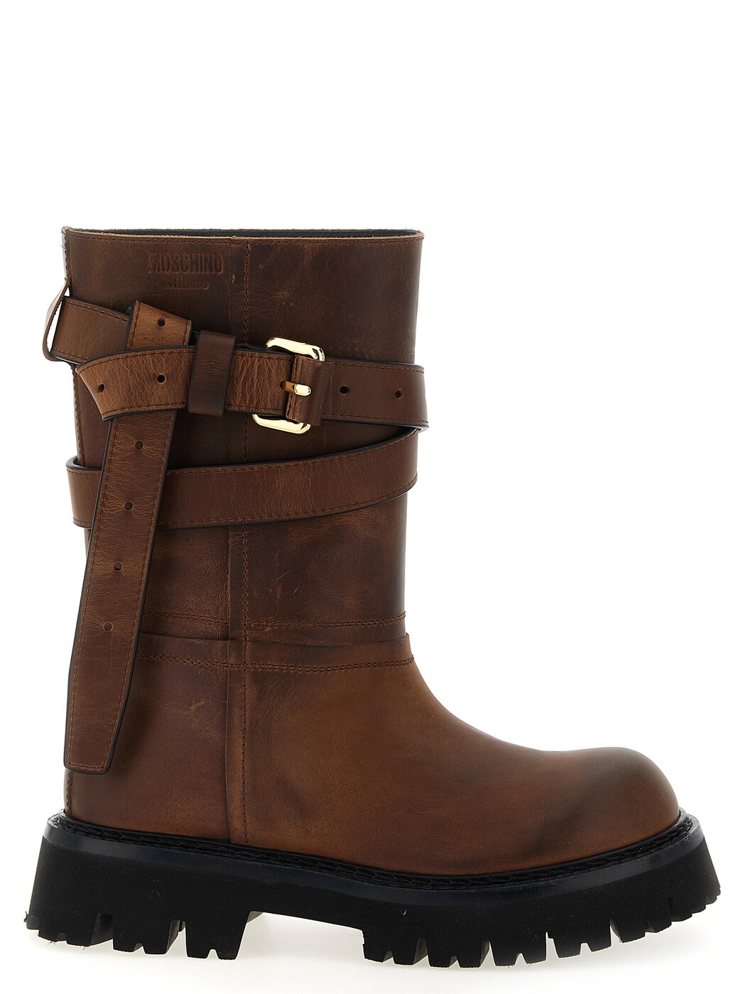 モスキーノ MOSCHINO ブーツ レディース 赤銅色 Boots \u0027Brick\u0027 boots MA26054G1NMG0208 Brown 関税 貨物輸送無料 2025AW ju