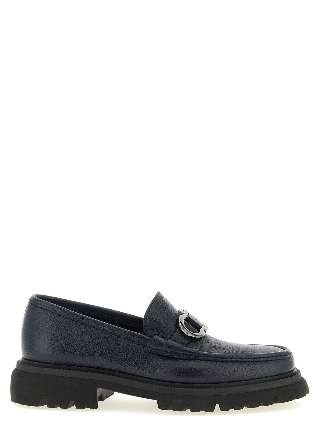 フェラガモ FERRAGAMO 置き目毛革 メンズ 青碧 Loafers \u0027Cocoon\u0027 loafers 789582TITANIC Blue 関税 貨物輸送無料 2026SS ju