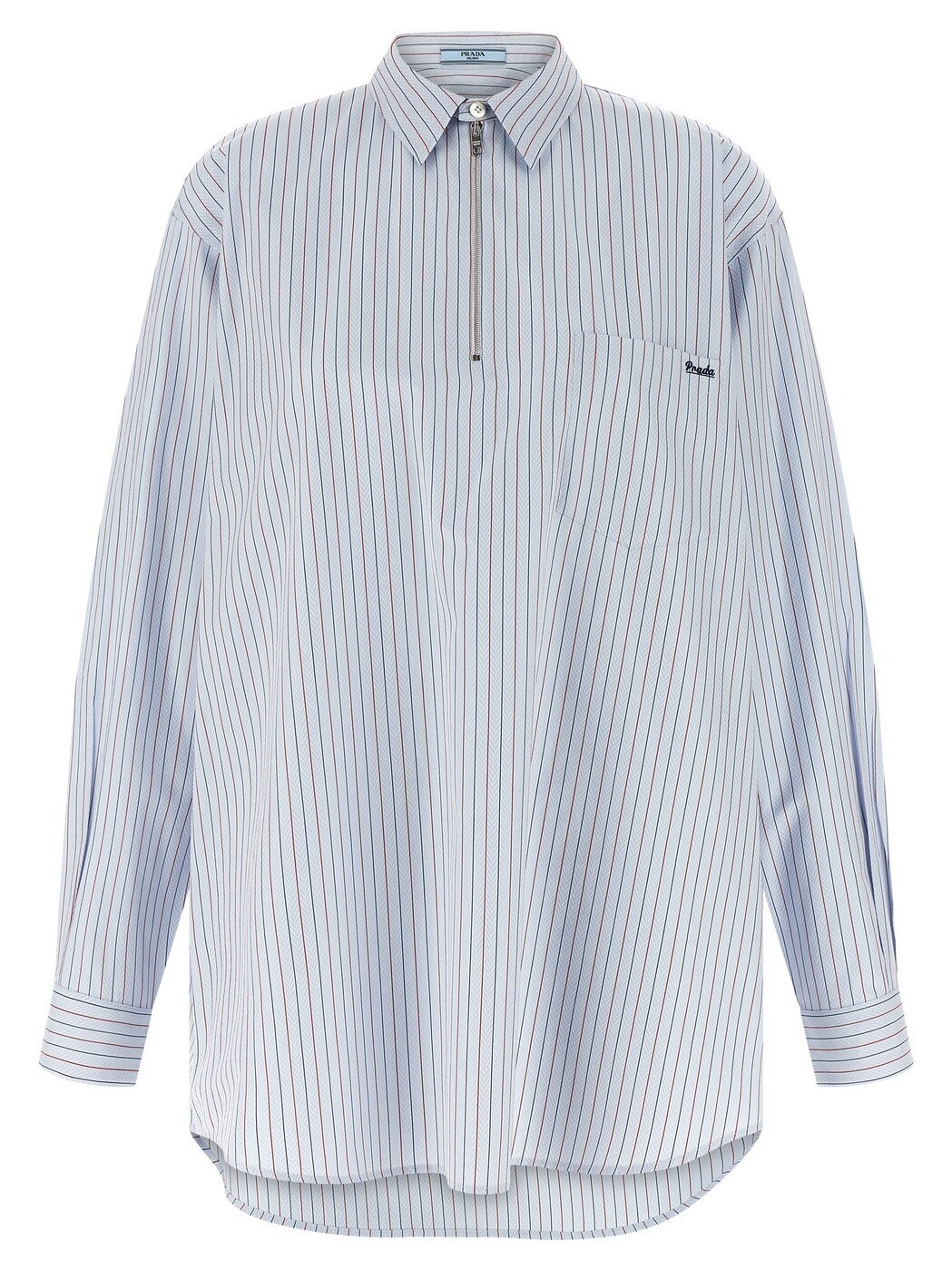 プラダ PRADA シャツ レディース ブルー Shirts Striped shirt P972NRSOOO19CKF0076 Light Blue 関税 送料無料 2026SS ju|BRANDSHOP「il Tesoro」