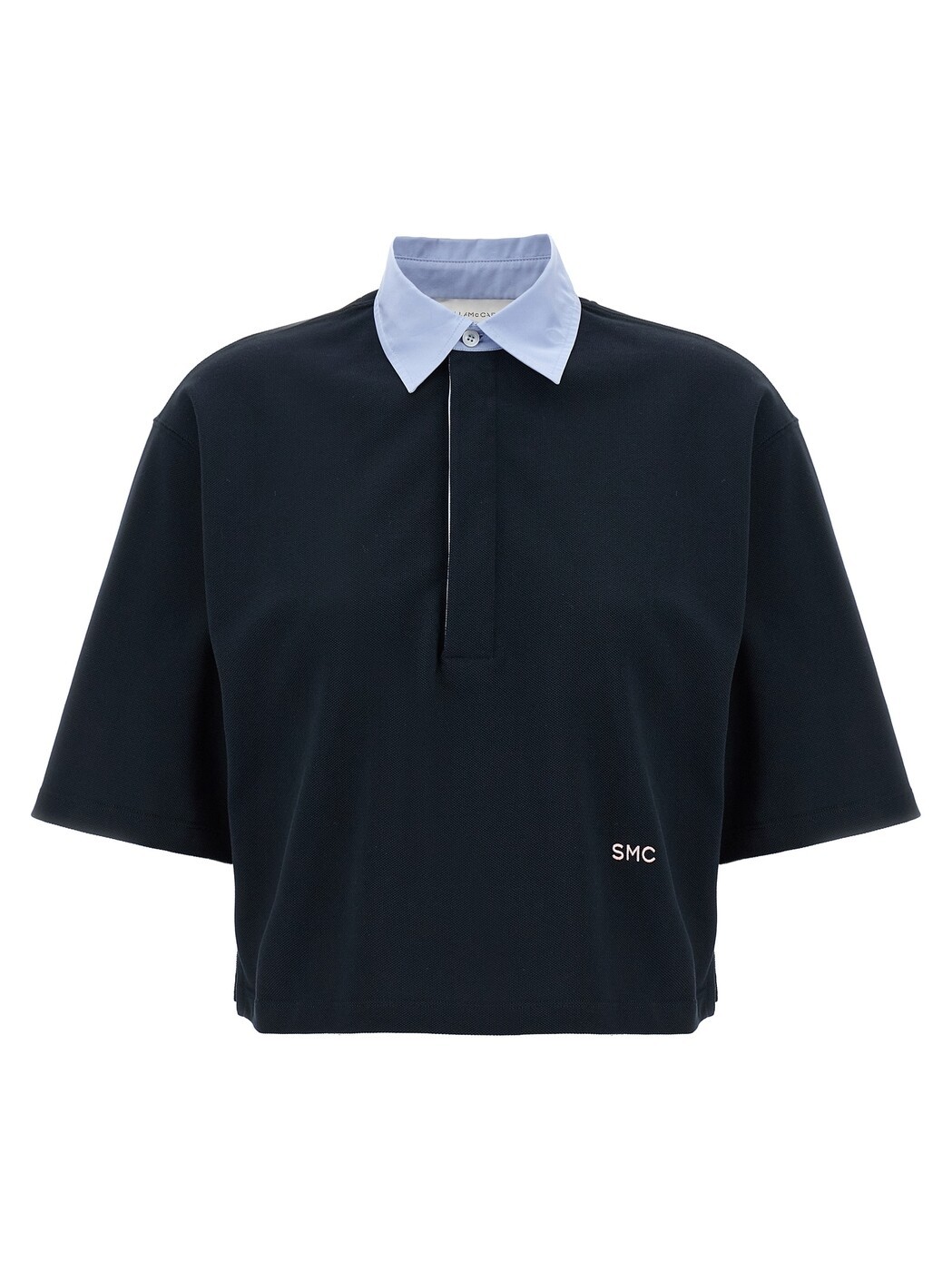 中心柱 ポールマッカートニー STELLA MCCARTNEY スポーツシャツ レディース 青碧 Polo Cropped piquet polo 6J04313SQA234000 Blue 関税 貨物輸送無料 2026SS ju
