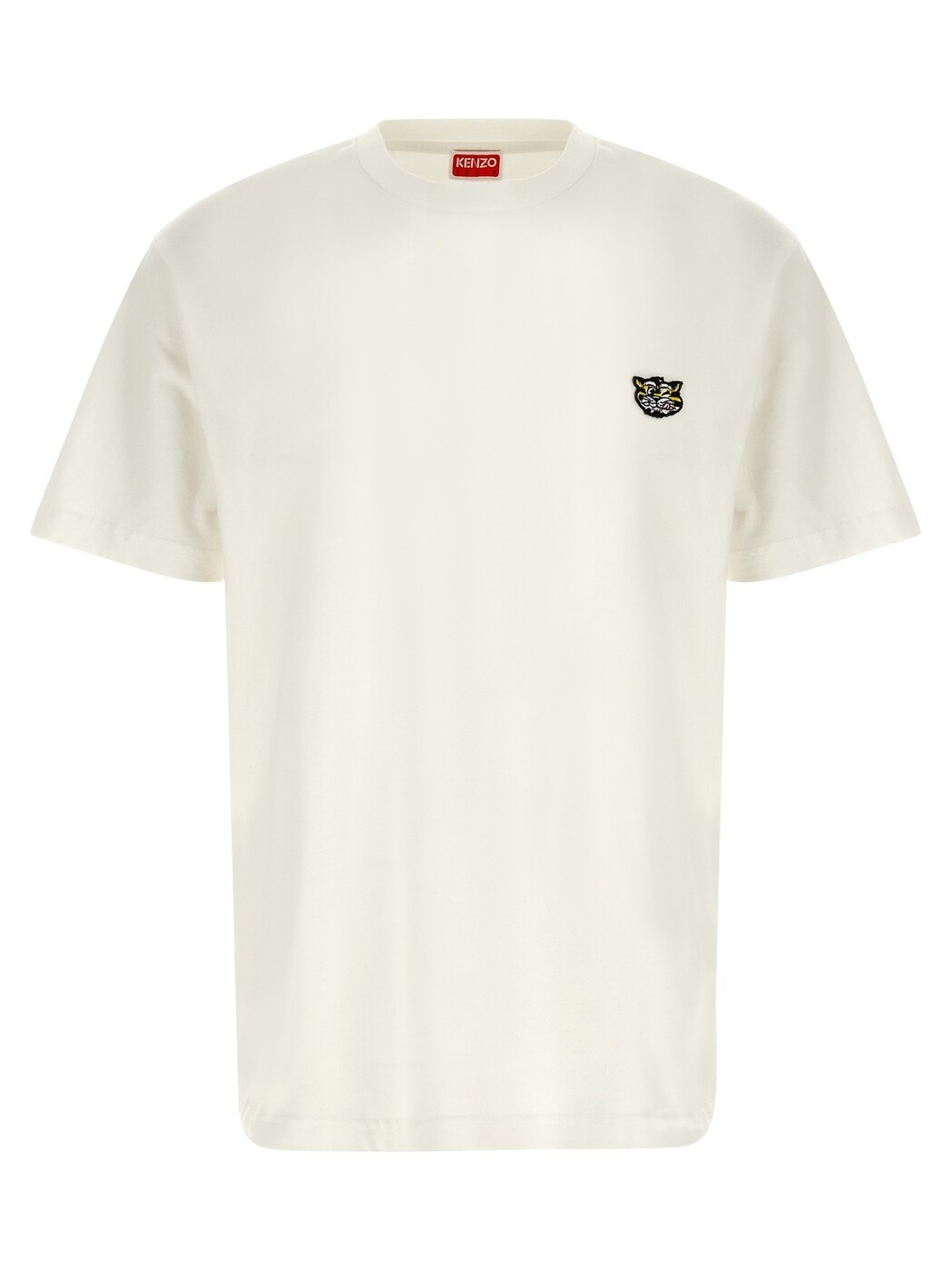 ケンゾー KENZO プルオーバー メンズ 白いこと T-shirts \u0027Wild Tiger\u0027 T-shirt FG55TS2054SG02 White 関税 貨物輸送無料 2026SS ju