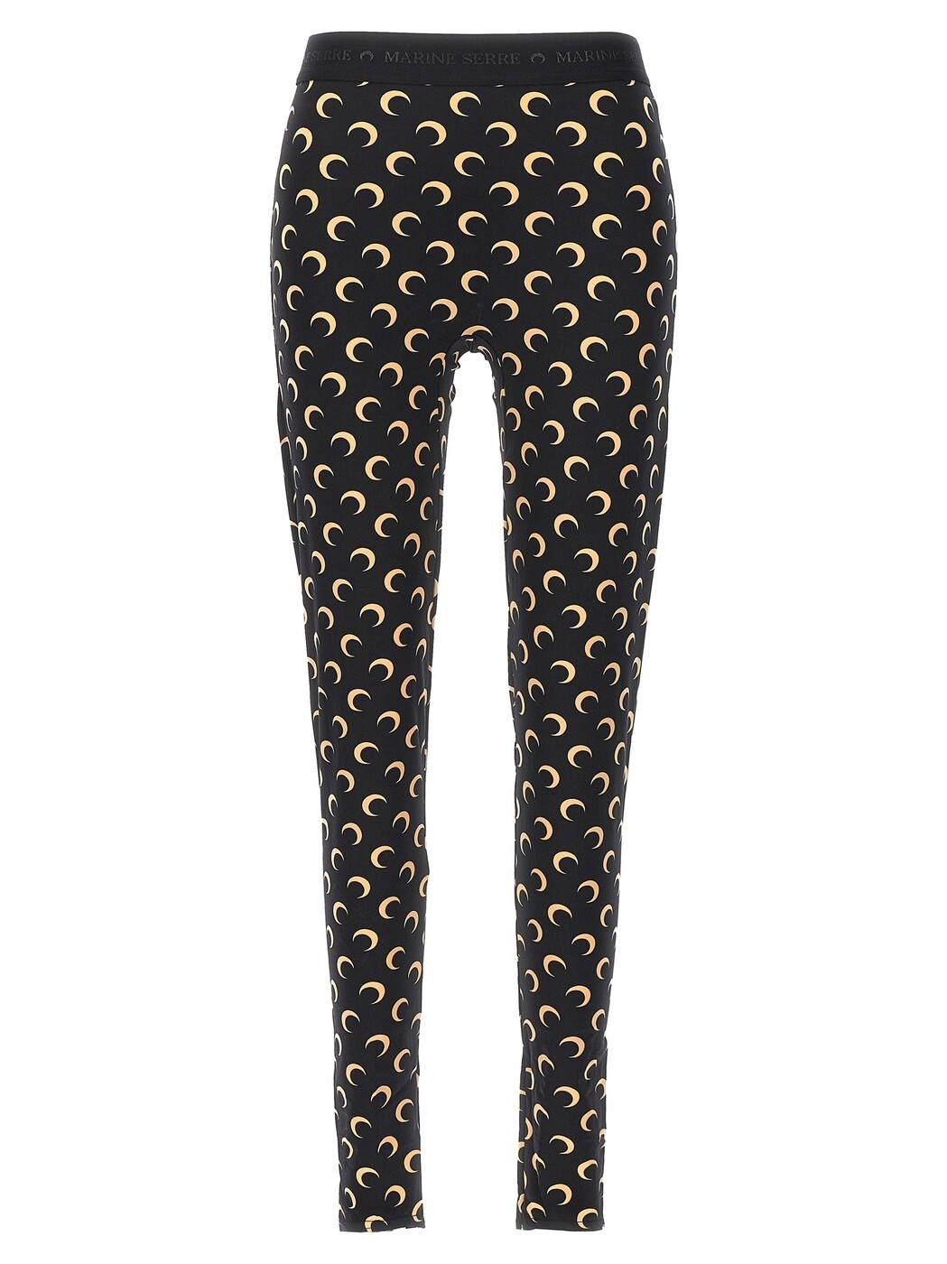 マリーンセル MARINE SERRE レギンス レディース 黒いこと Leggings \u0027Moon Printed\u0027 leggings WPA111ACJER0001IT99 Black 関税 貨物輸送無料 2026SS ju