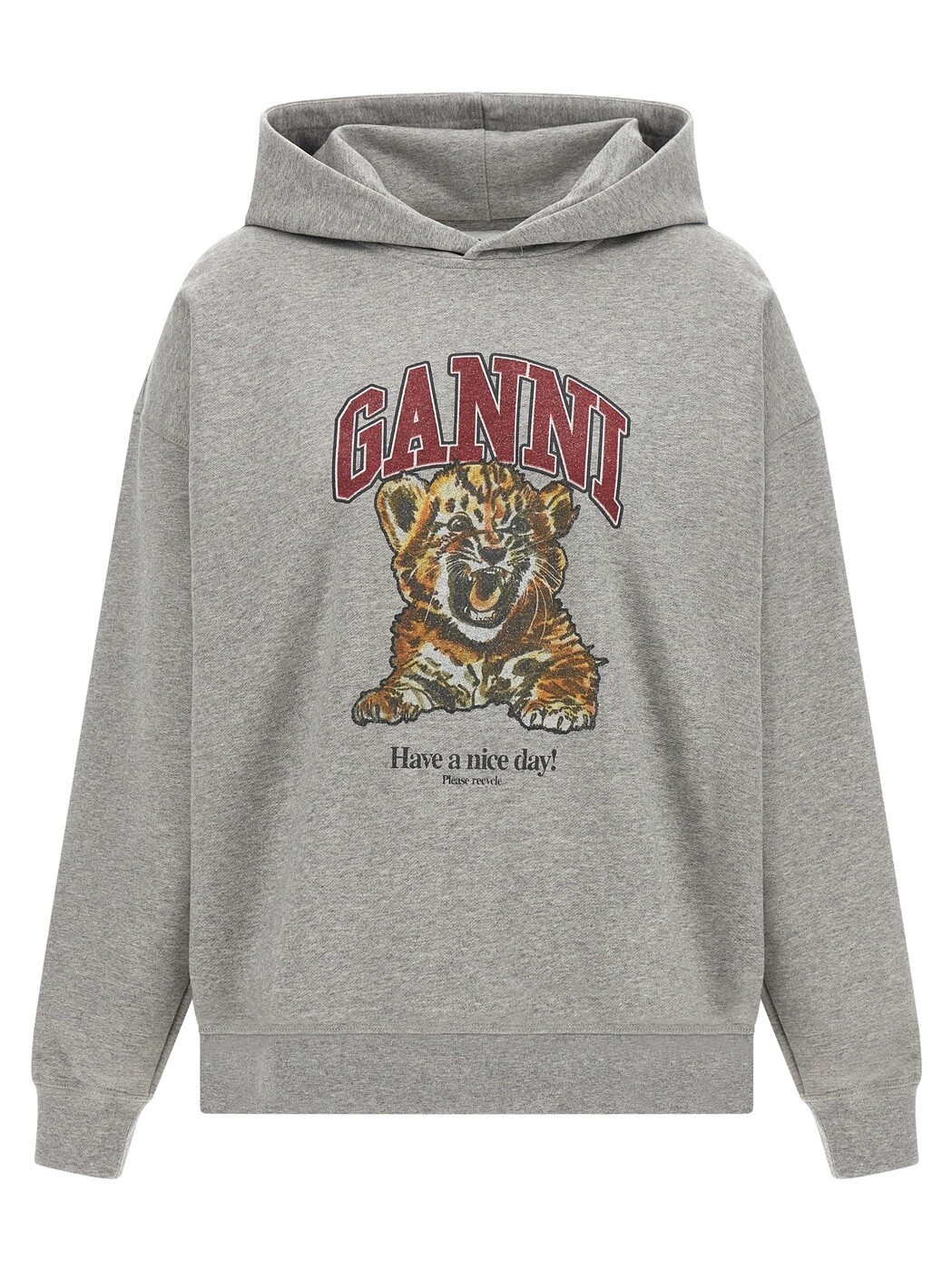 ガニー GANNI 調教師 レディース 薄墨色 Sweatshirts \u0027Grey Tiger\u0027 hoodie A1060024920 Gray 関税 貨物輸送無料 2026SS ju