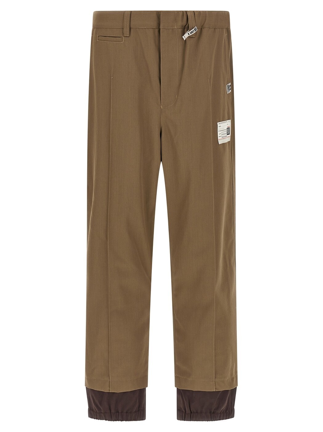 メゾン ミハラヤスヒロ MAISON MIHARA YASUHIRO ズボン パンツ メンズ グリーン Trousers 'Mix Layered Wool Gabardine' pants A15PT032KHAKI Green 関税 送料無料 2025AW ju｜BRANDSHOP「il Tesoro」