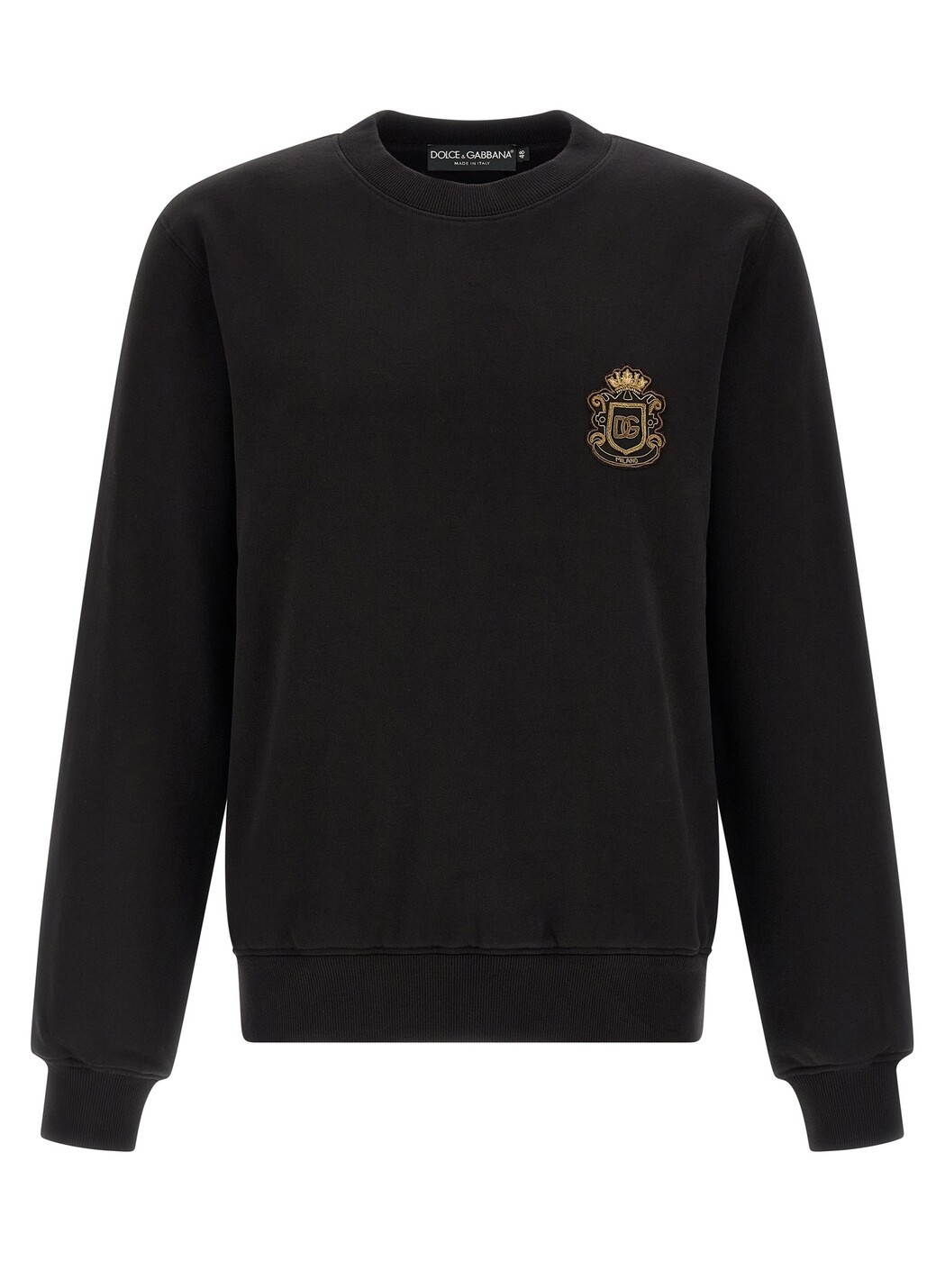 ドルチェ\u0026ガッバーナ DOLCE\u0026GABBANA トレイナー 調教師 メンズ 黒いこと Sweatshirts Heraldic patch sweatshirt G9ABJZG7PZTN0000 Black 関税 貨物輸送無料 2026SS ju