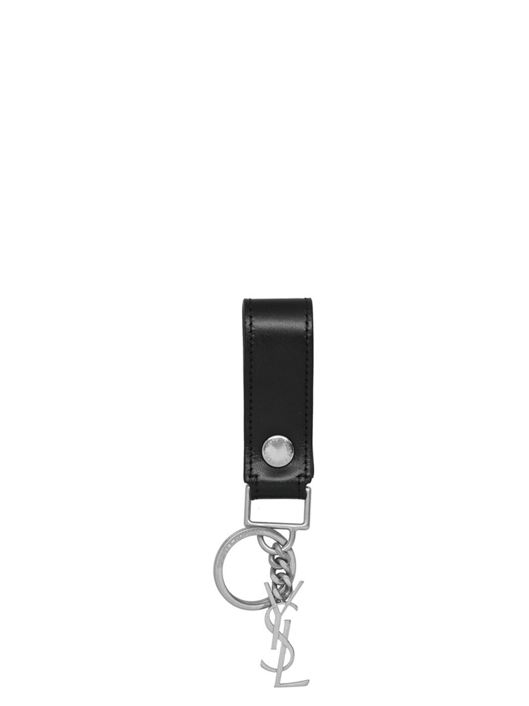 前日 サンローラン SAINT LAURENT PARIS 先端技術付属物 流行り物小物 メンズ 黒いこと Hi-Tech Accessories \u0027Cassandre\u0027 key ring 5183230SX0E1000 Black 関税 貨物輸送無料 2026SS ju