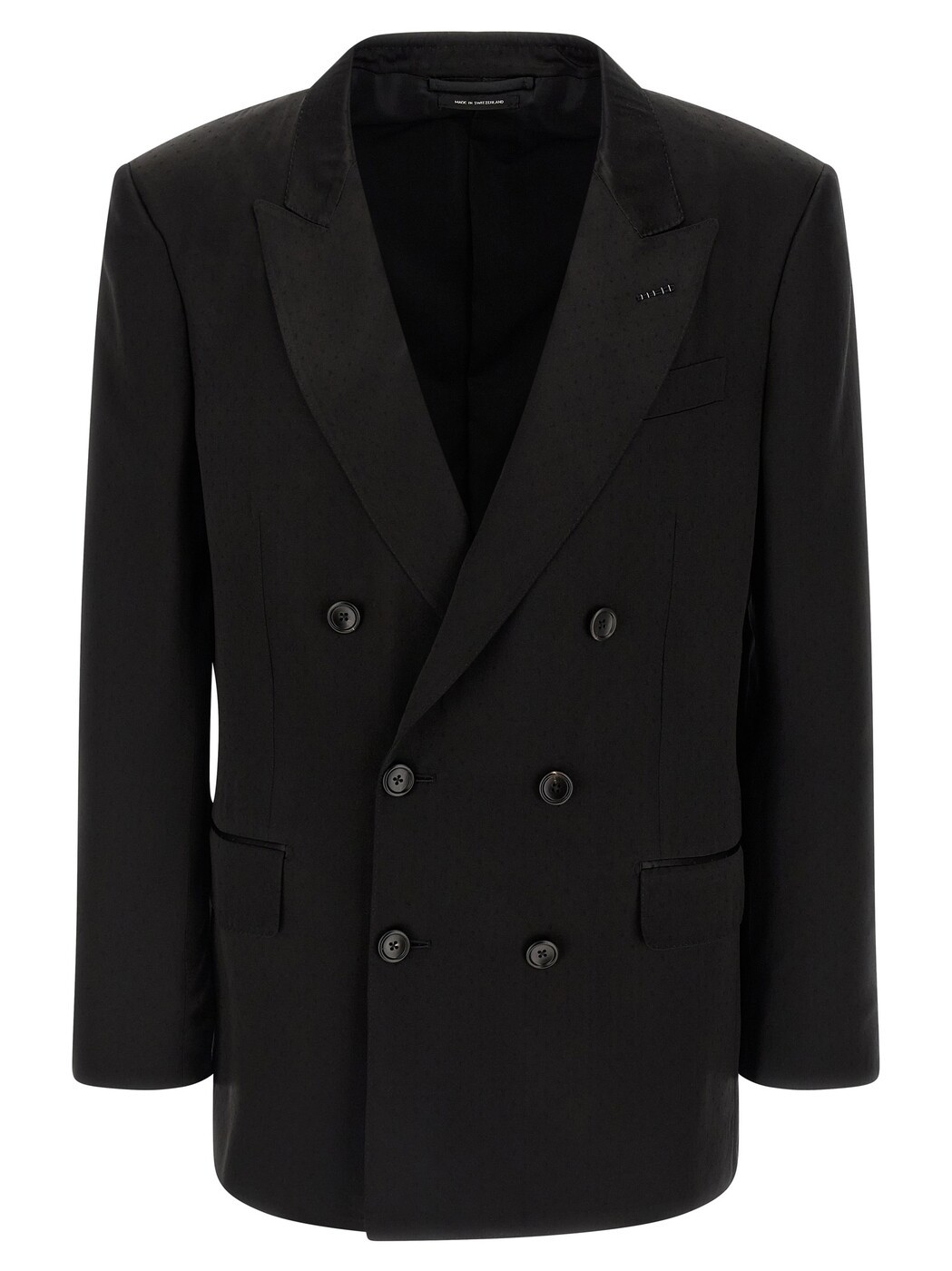 トム ジェラルド・r・フォード TOM FORD 上衣 メンズ 黒いこと Jackets Tone-on-tone polka dot blazer JLNP02SVP04NAA Black 関税 貨物輸送無料 2026SS ju