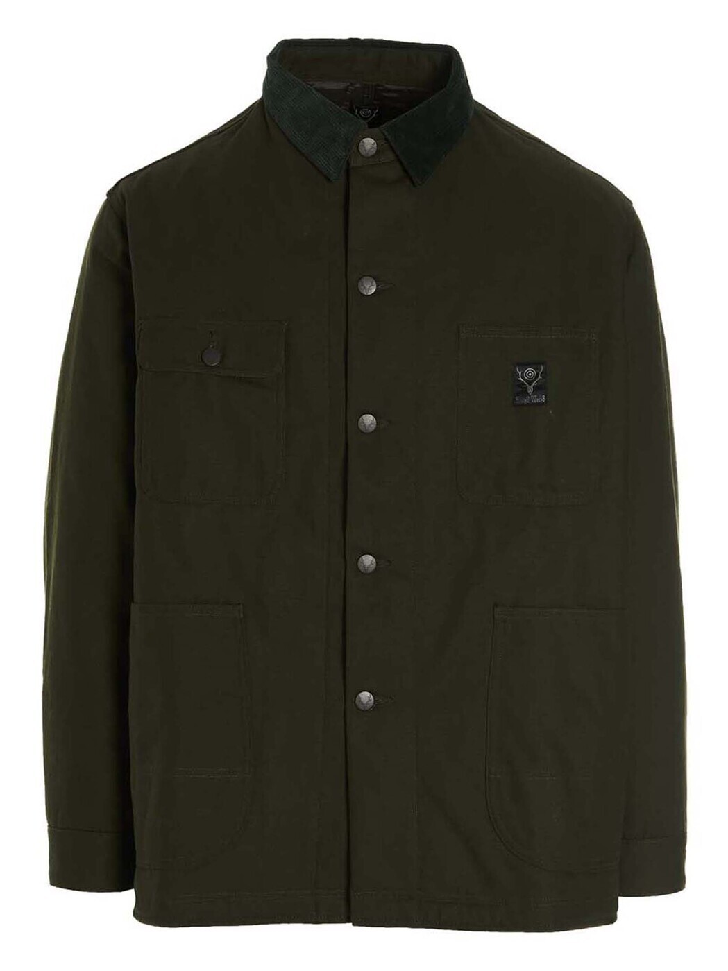 サウスツーウエストエイト SOUTH2 WEST8 上衣 メンズ 緑であること Jackets \u0027Coverall\u0027 jacket LQ709AGREEN Green 関税 貨物輸送無料 2022AW ju