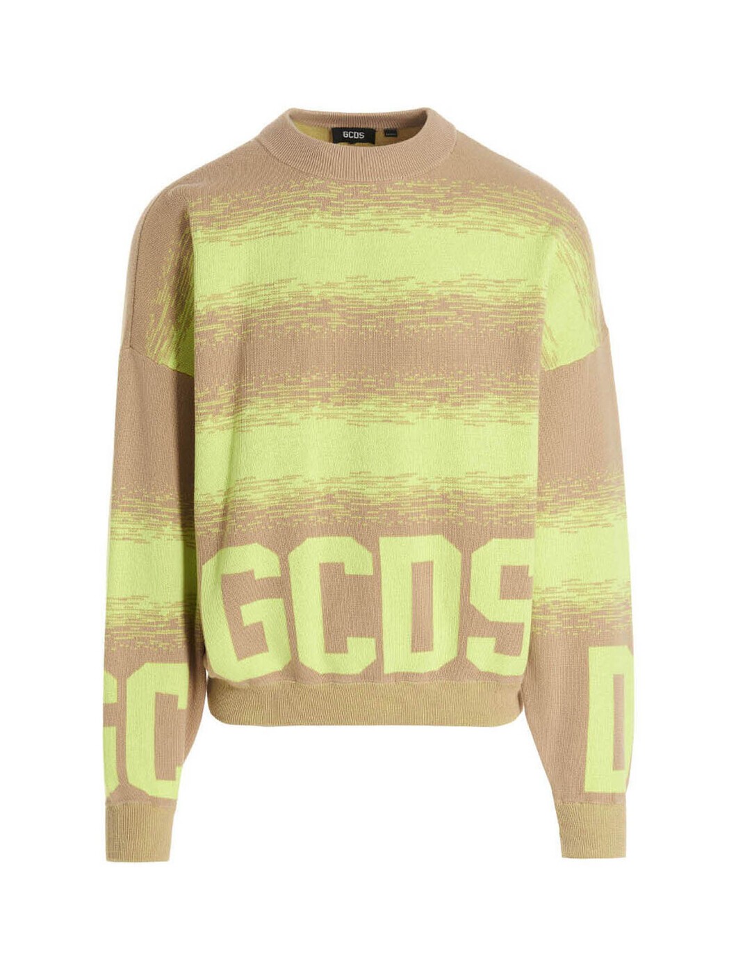 ジーシーディーエス GCDS プルオーバー 編み物御召しもの メンズ マルチ色合い Knitwear \u0027GCDS Low Band Degrade\u0027 sweater SS23M38099120 Multicolor 関税 貨物輸送無料 2023SS ju