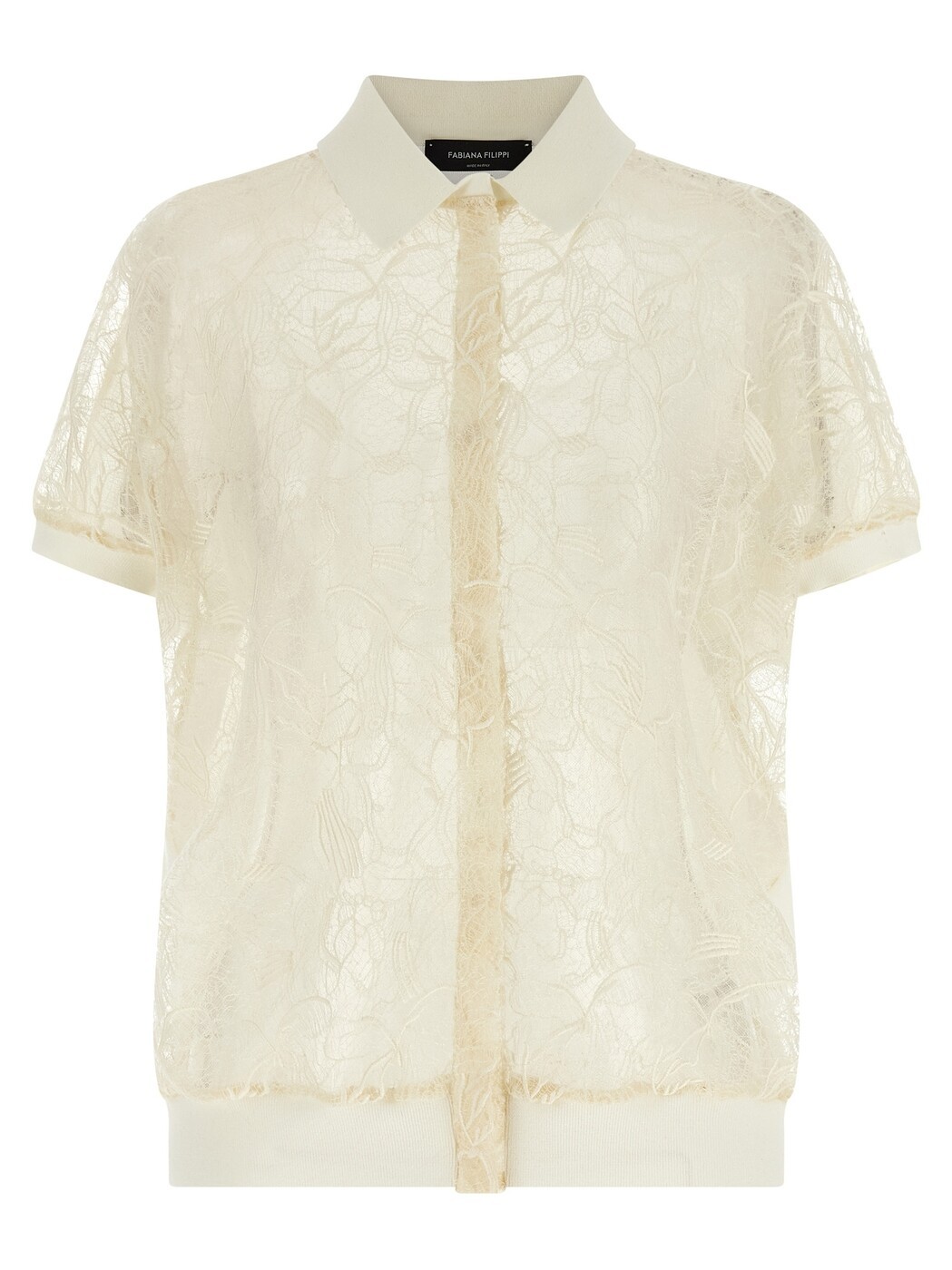 ファビアナ フィリッピ FABIANA FILIPPI セーター ニットウェア レディース ベージュ Knitwear Organza lace cardigan MAD276F462M22725 Beige 関税 送料無料 2026SS ju|BRANDSHOP「il Tesoro」