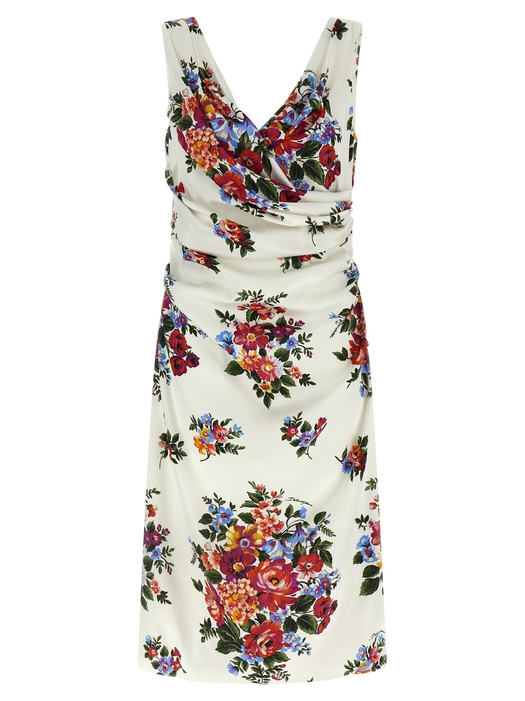 ドルチェ\u0026ガッバーナ DOLCE\u0026GABBANA 衣裳 御召しもの レディース 白いこと Dresses \u0027Mazzo di Fiori\u0027 dress F612RTFSICEHA5ZO White 関税 貨物輸送無料 2026SS ju