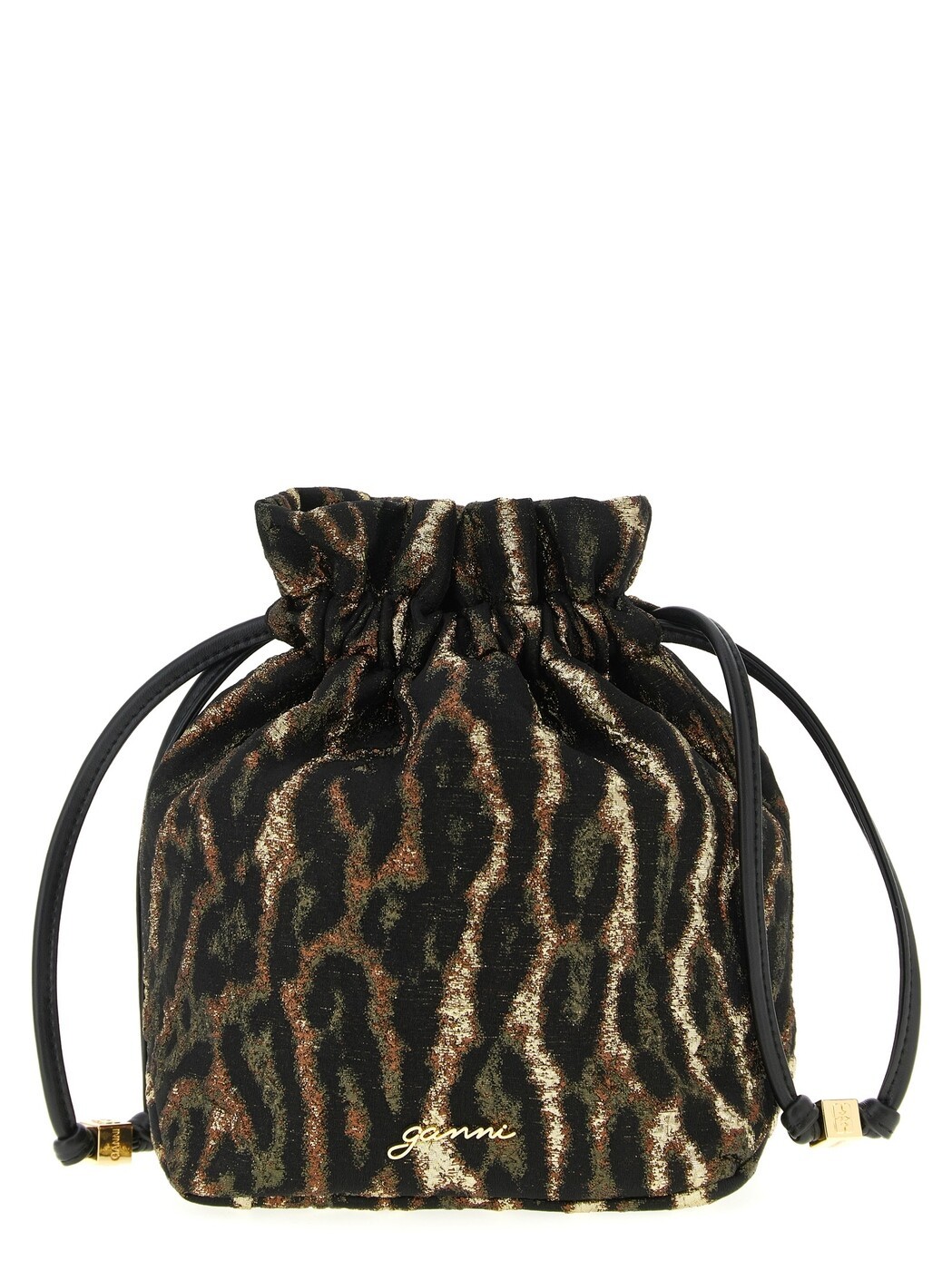 ガニー GANNI クラッチバッグ レディース ブラウン Clutch and wristlets bags 'Metallic Bou Bucket' pouch B301007101X Brown 関税 送料無料 2026SS ju｜BRANDSHOP「il Tesoro」