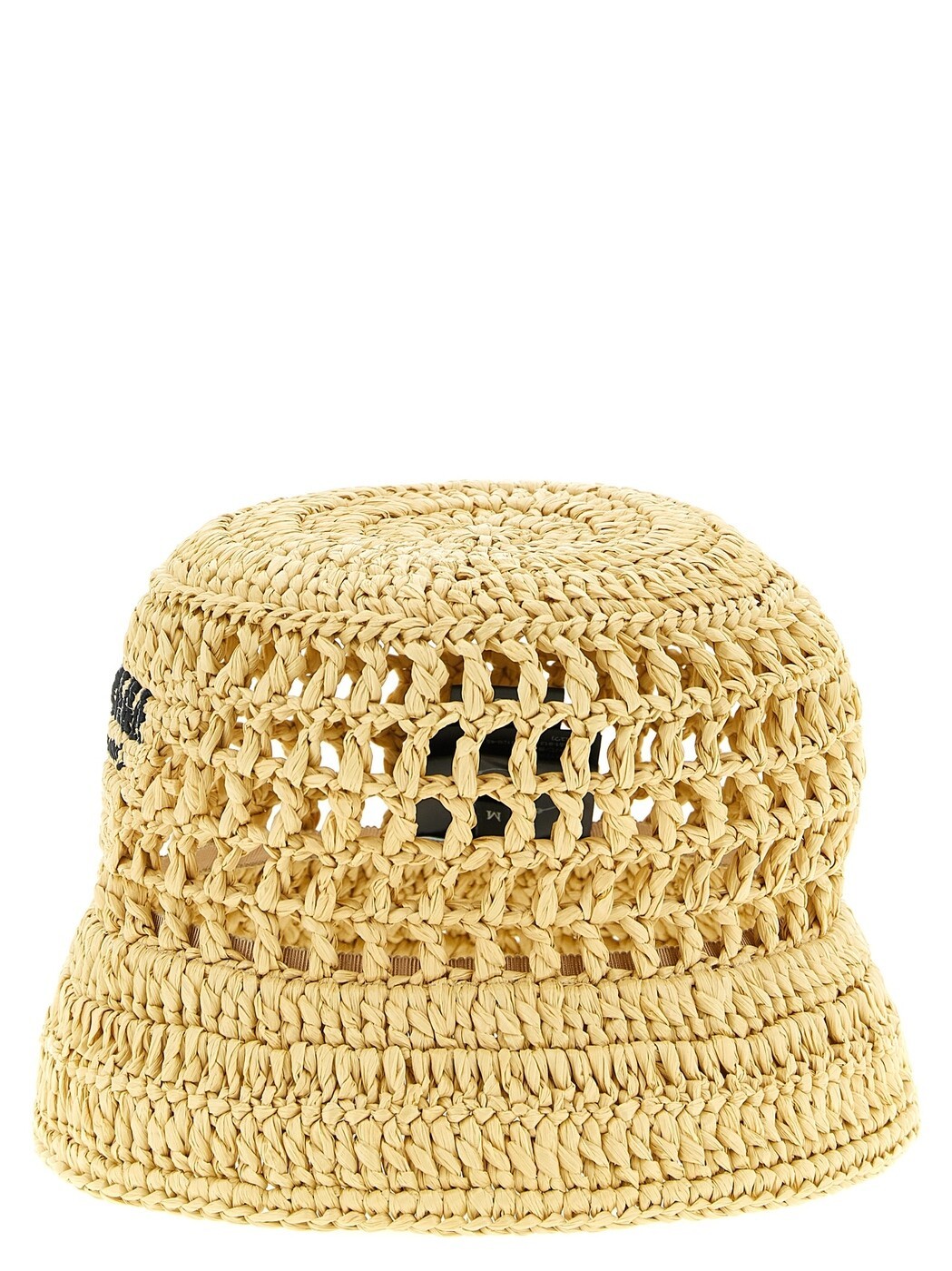 プラダ PRADA かぶり笠 鳥打ち帽 レディース ベージュ Hats Crochet logo bucket hat 1HC1372C2TF0018 Beige 関税 貨物輸送無料 2026SS ju