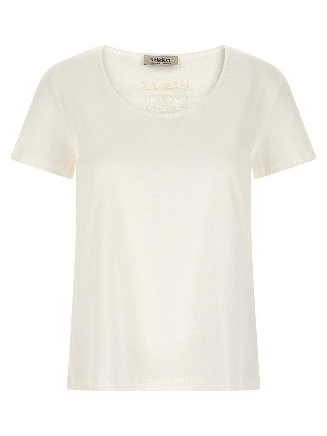 マックス マーラ MAX MARA ポロシャツ Tシャツ レディース ホワイト T-shirts and polo shirts 'SmmDiva' T-shirt 2619971011600008 White 関税 送料無料 2026SS ju|BRANDSHOP「il Tesoro」