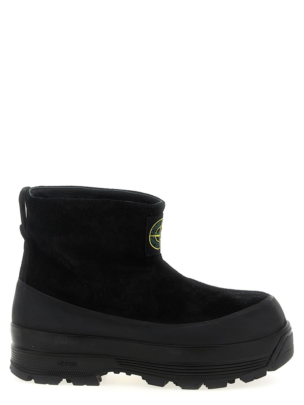 石ころ 島 STONE ISLAND ブーツ メンズ 黒いこと Boots Suede ankle boots K2SFWS100120S0172V0029 Black 関税 貨物輸送無料 2025AW ju 靴-メンズ靴
