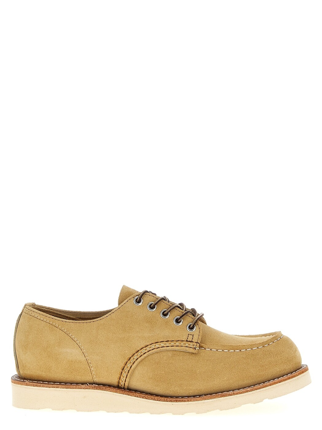 レッドウィング RED WING レースアップシューズ 御召しものシューズ メンズ ベージュ Lace-up Shoes \u0027Shop Moc Oxford\u0027 lace up shoes 0807D9 Beige 関税 貨物輸送無料 2025AW ju