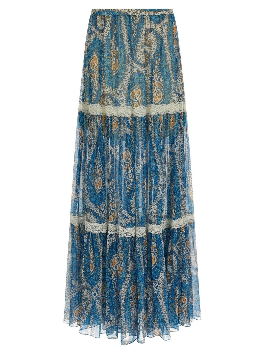 エトロ ETRO スコート レディース 青碧 Skirts Lace insert skirt WRFA018399SA1O1X0809 Light Blue 関税 貨物輸送無料 2026SS ju