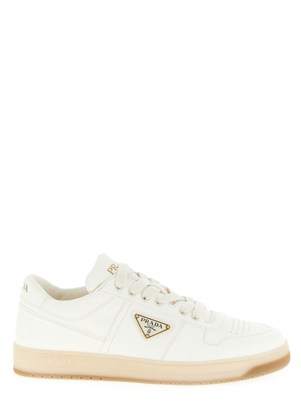 プラダ PRADA スニーカー メンズ ベージュ Sneakers Leather sneakers 2EE364FD001038F0304 Beige 関税 貨物輸送無料 2026SS ju