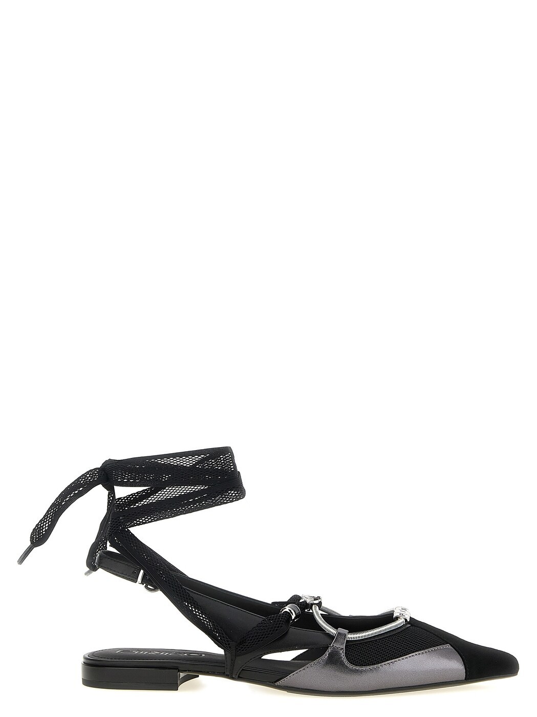 ピンコ PINKO 滑っこいシューズ 滑っこいシューズ レディース 黒いこと Flat Shoes \u0027Gianira 30\u0027 slingback SD0547P003Z99 Black 関税 貨物輸送無料 2026SS ju
