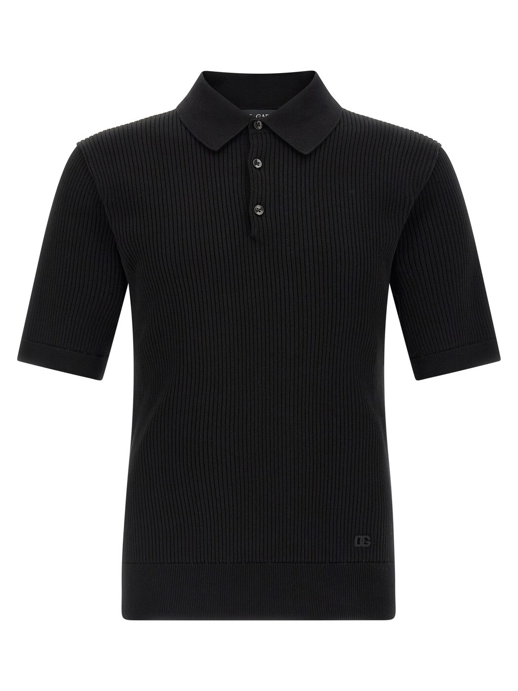 ドルチェ&ガッバーナ DOLCE&GABBANA ポロシャツ メンズ ブラック Polo shirts Micro-ribbed polo shirt GXZBJZJBCJCN0000 Black 関税 送料無料 2026SS ju｜BRANDSHOP「il Tesoro」