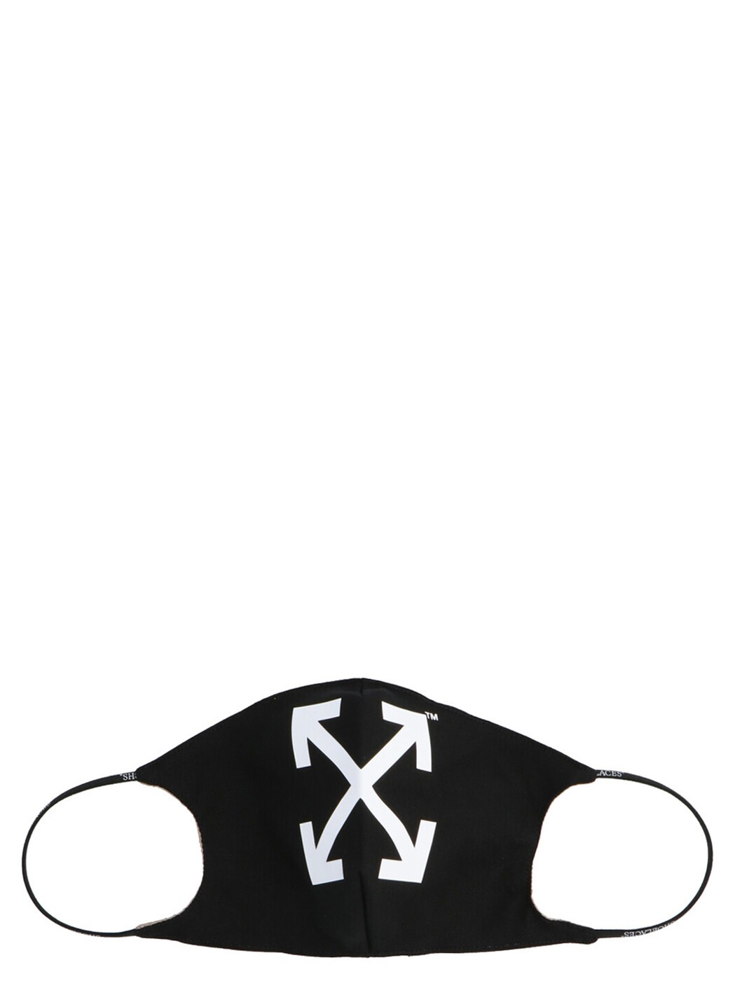 象牙色 OFF WHITE 先端技術付属物 流行り物小物 レディース 黒いこと Hi-tech accessories \u0027Arrows simple\u0027 mask OWRG002R21FAB00110011001 Black 関税 貨物輸送無料 2021SS ju