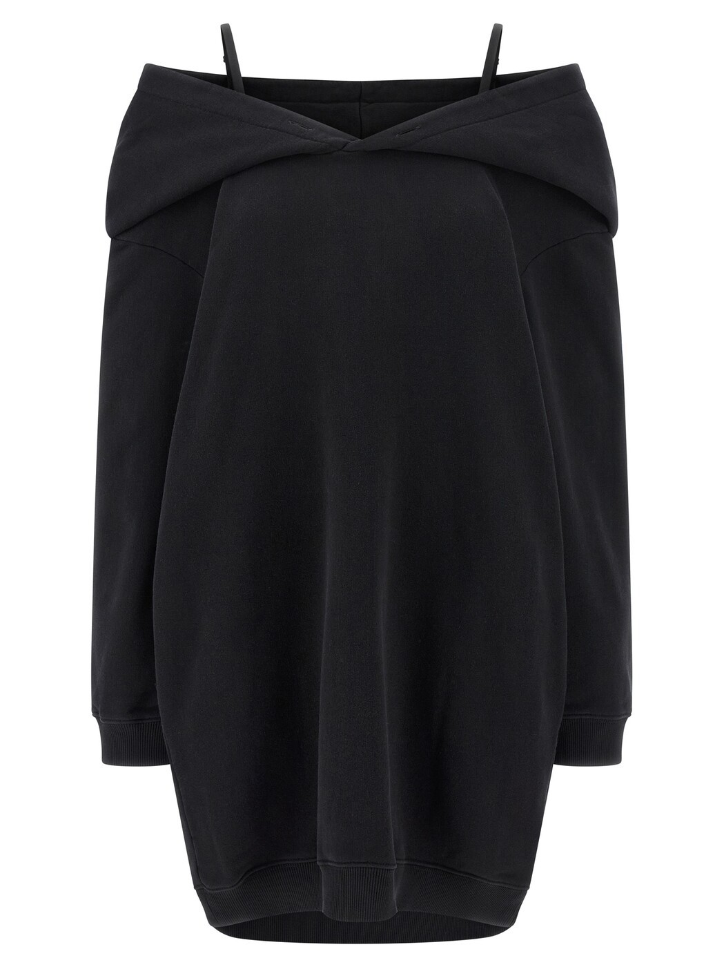 エムエム6 メゾン マルジェラ MM6 MAISON MARGIELA ワンピース ドレス レディース ブラック Dresses Off-shoulder hooded dress S52DD0074M25014900 Black 関税 送料無料 2025AW ju|BRANDSHOP「il Tesoro」