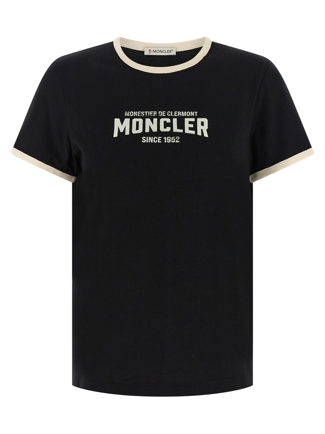 モンクレール MONCLER ポロシャツ Tシャツ レディース ブラック T-shirts and polo shirts Flocked logo T-shirt L10938C0003189AUOP90 Black 関税 送料無料 2026SS ju｜BRANDSHOP「il Tesoro」 35,230円