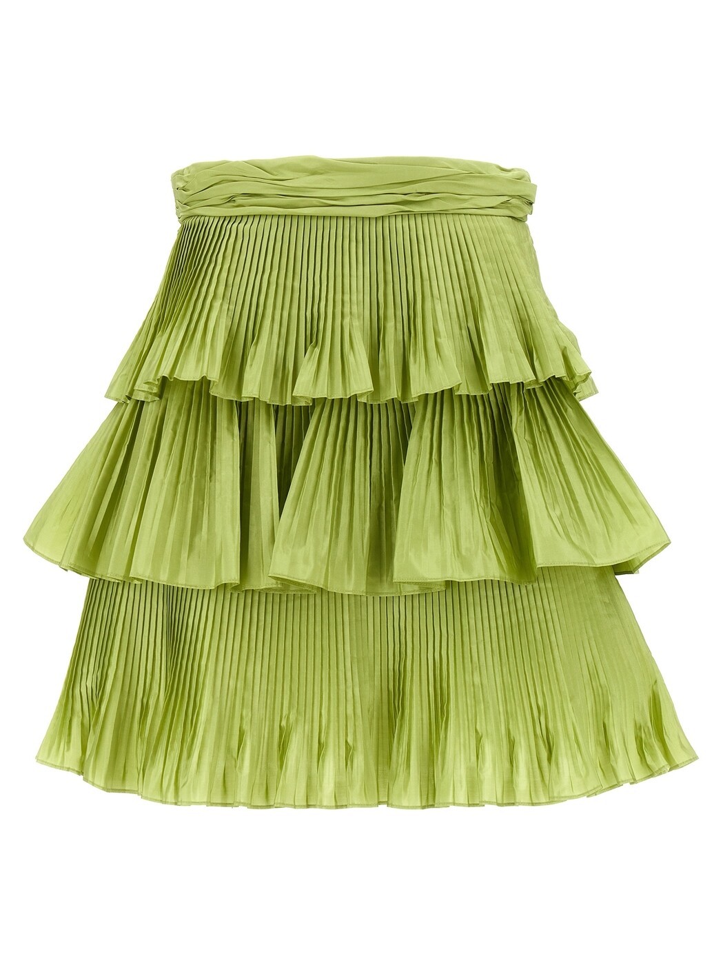 ヴァレンティノ ガラヴァーニ VALENTINO GARAVANI スカート レディース グリーン Skirts Skirt Velentino Garavani Taffeta B3RADN59176Y0 Green 関税 送料無料 2025AW ju|BRANDSHOP「il Tesoro」