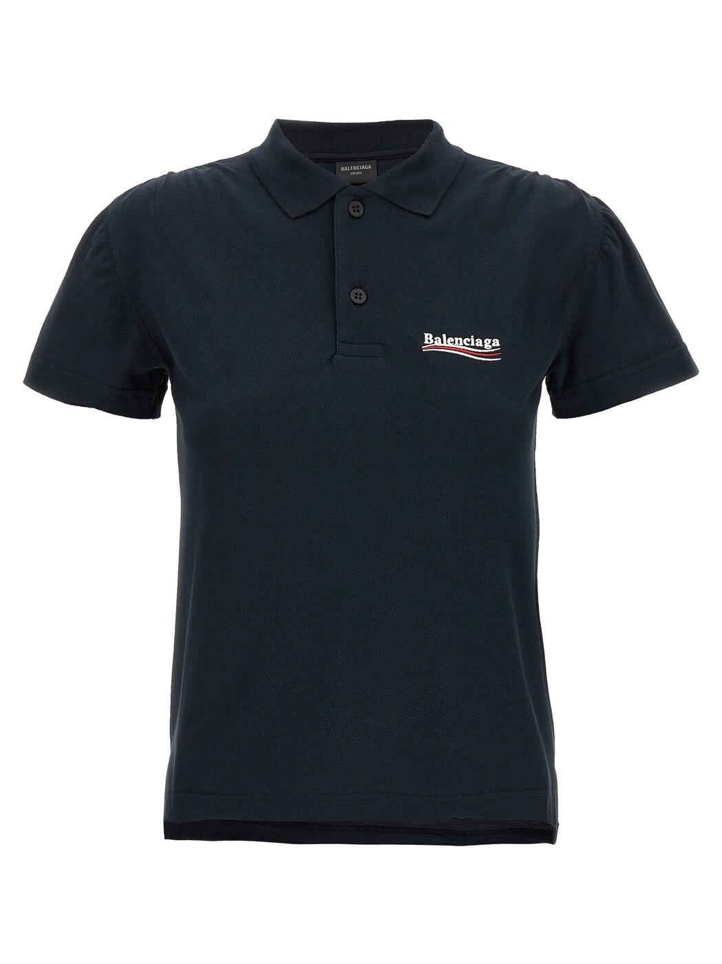 バレンシアガ BALENCIAGA スポーツシャツ レディース 青碧 Polo Logo embroidery polo shirt 833244TSVN98737 Blue 関税 貨物輸送無料 2025SS ju
